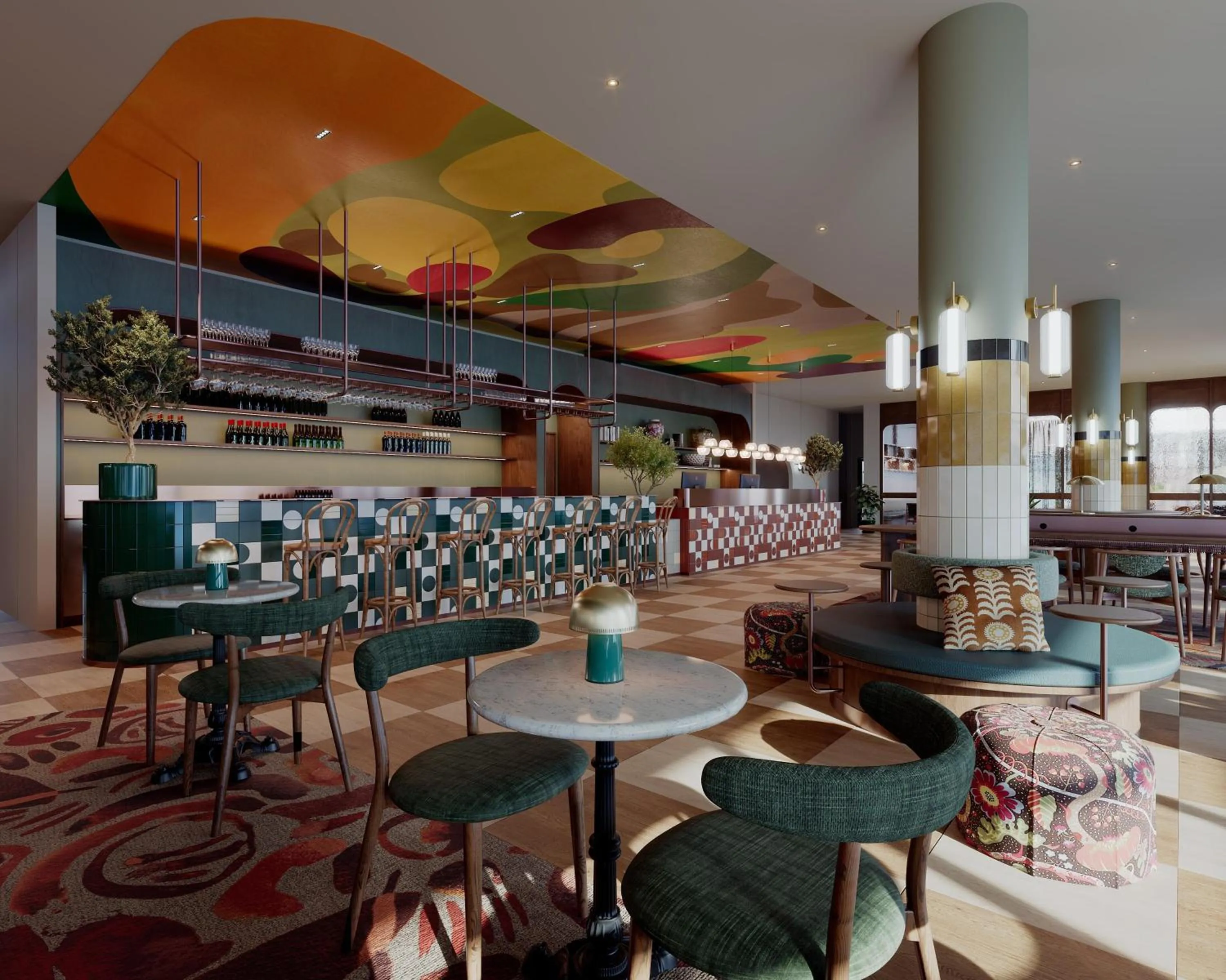 Lobby or reception in Scandic Charlottenburg