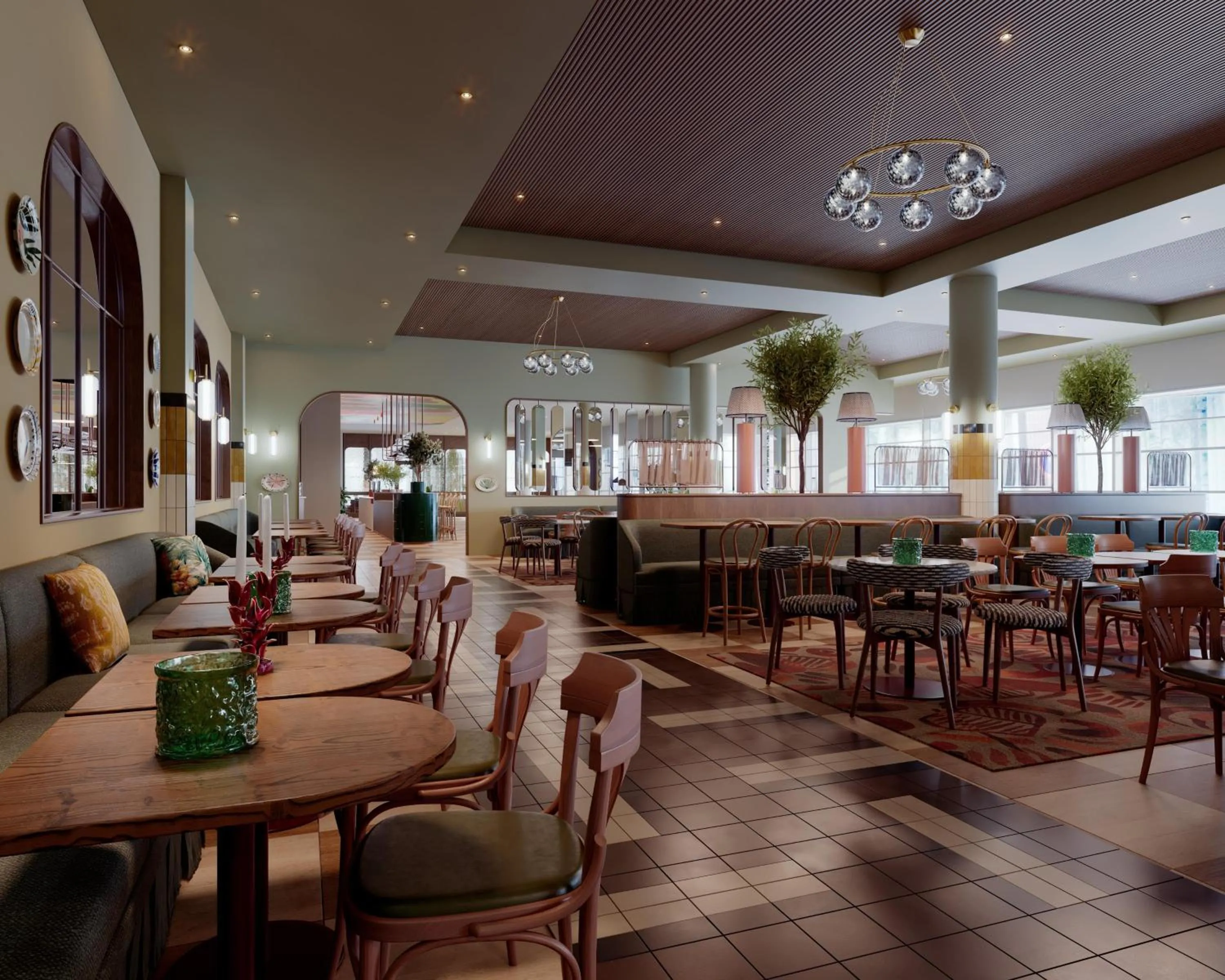 Restaurant/places to eat in Scandic Charlottenburg