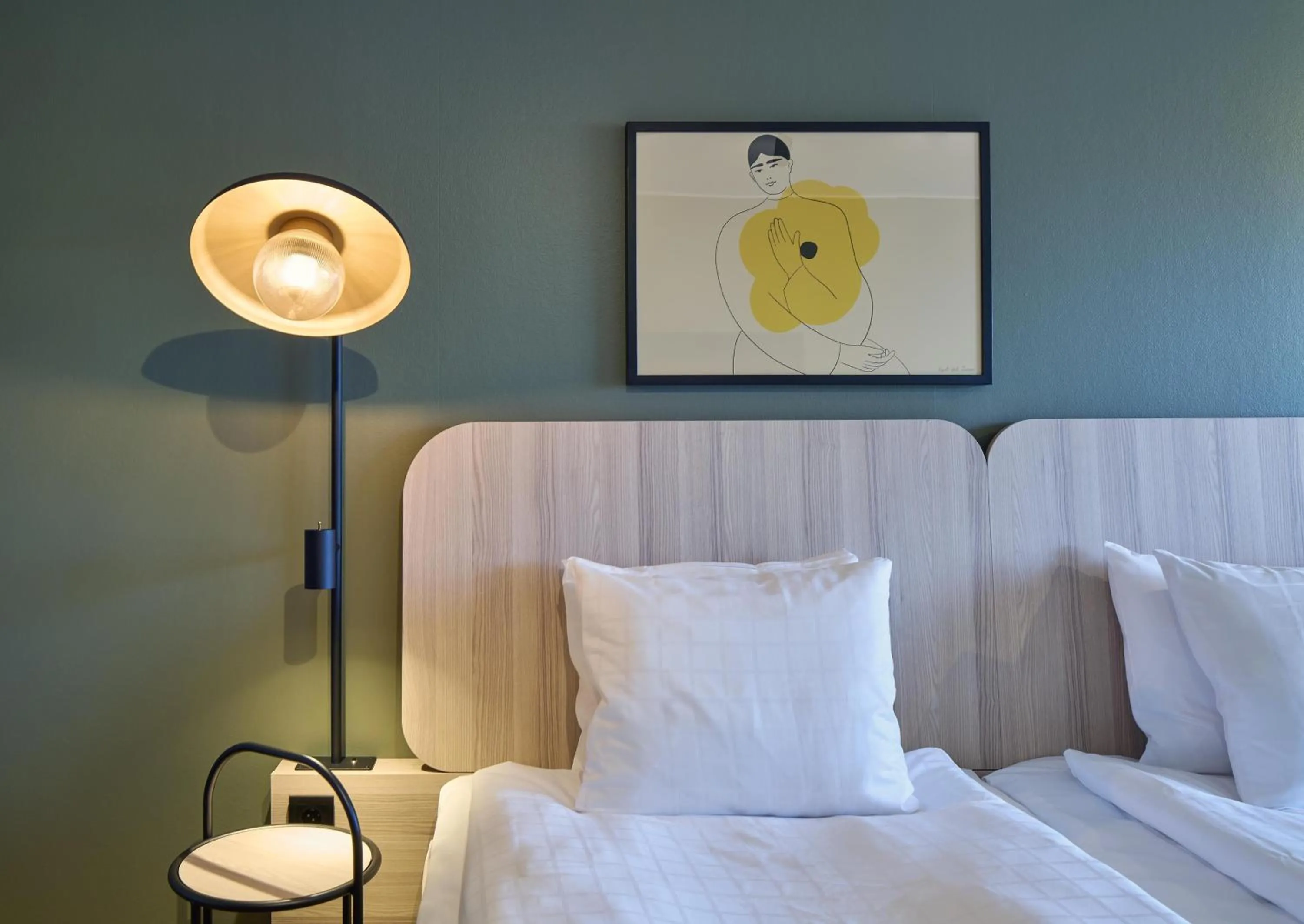 Bedroom, Bed in Scandic Charlottenburg