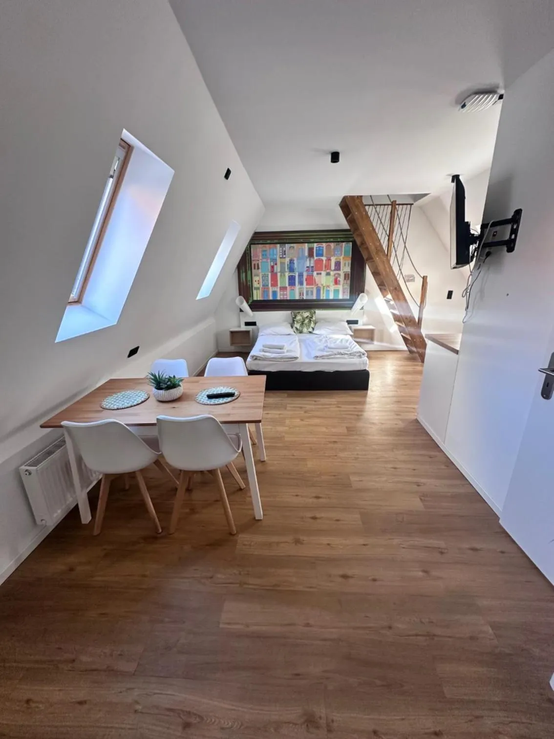 Photo of the whole room, Bed in Appartementhaus Obertrave