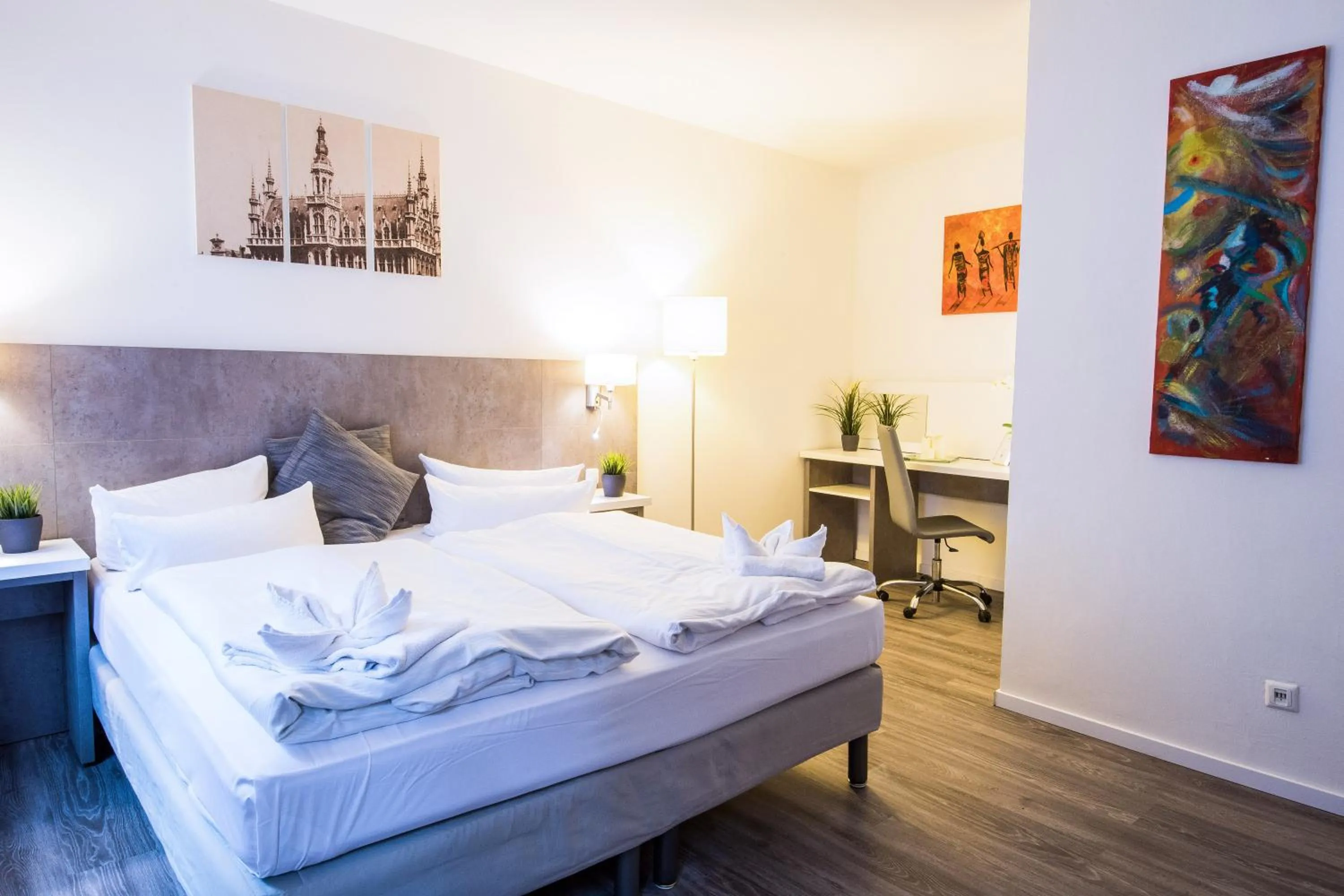 Bed in Appartementhaus Obertrave