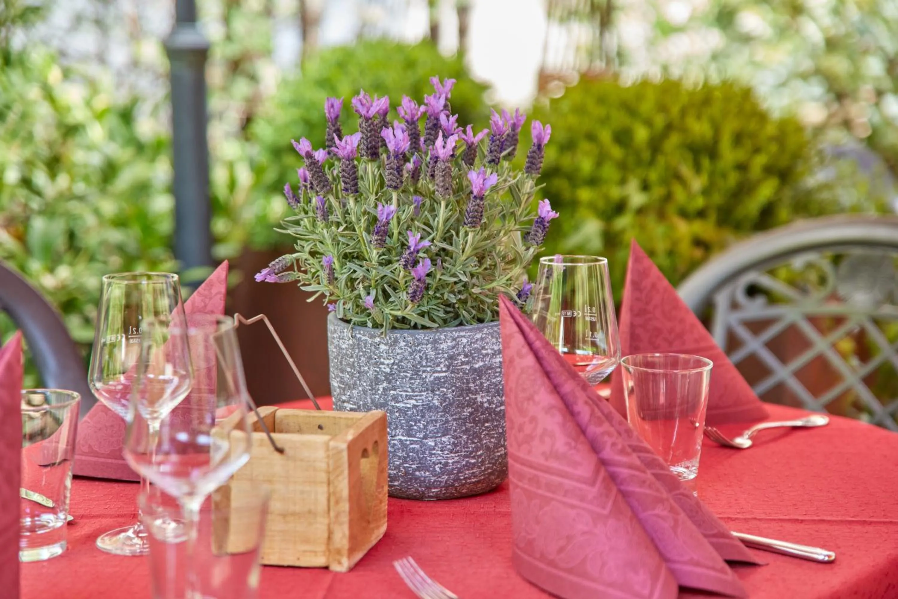 Garden in Hotel Sankt Maximilian "inklusive Parkplatz"
