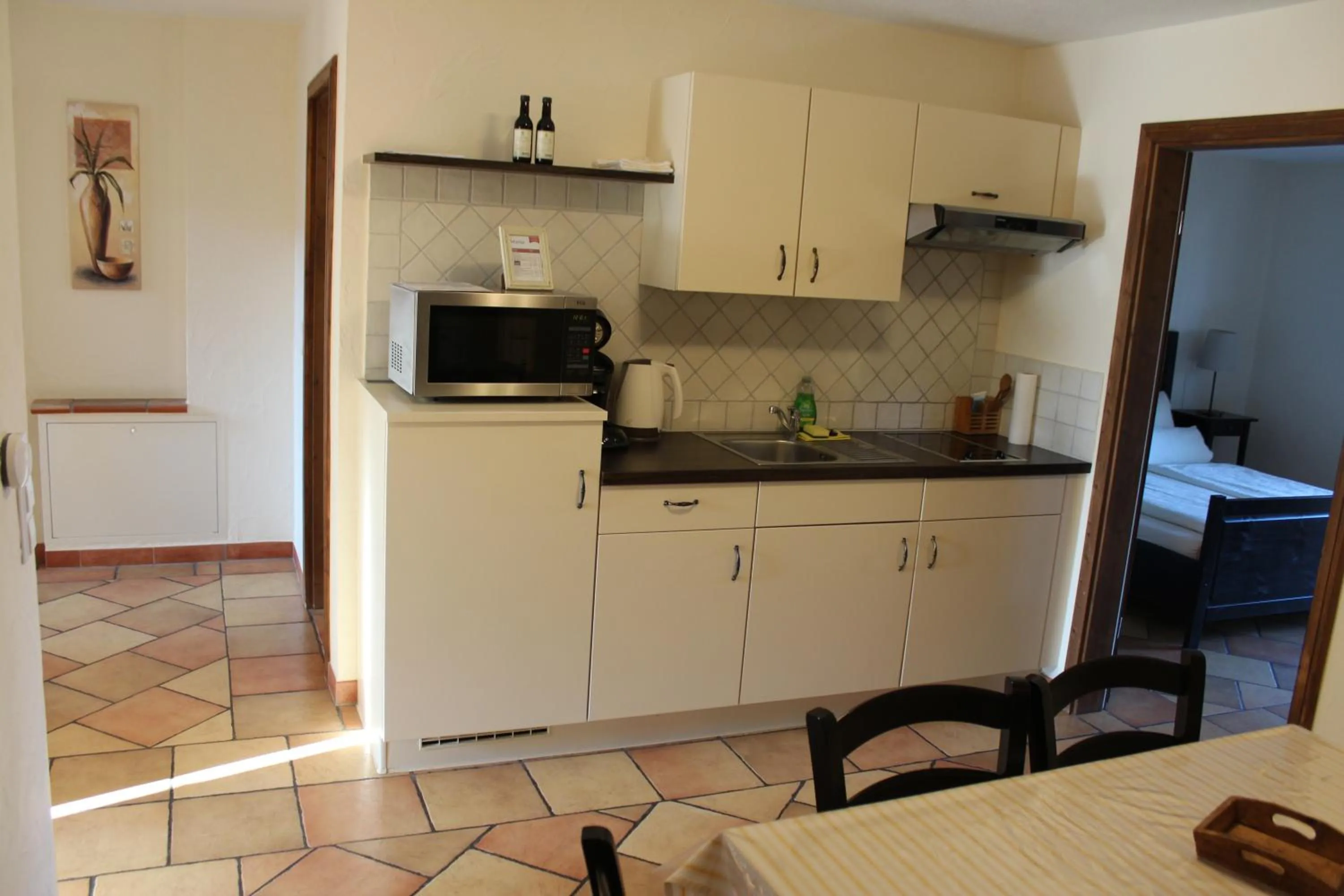 Kitchen or kitchenette in Pension Vanii, Apartments