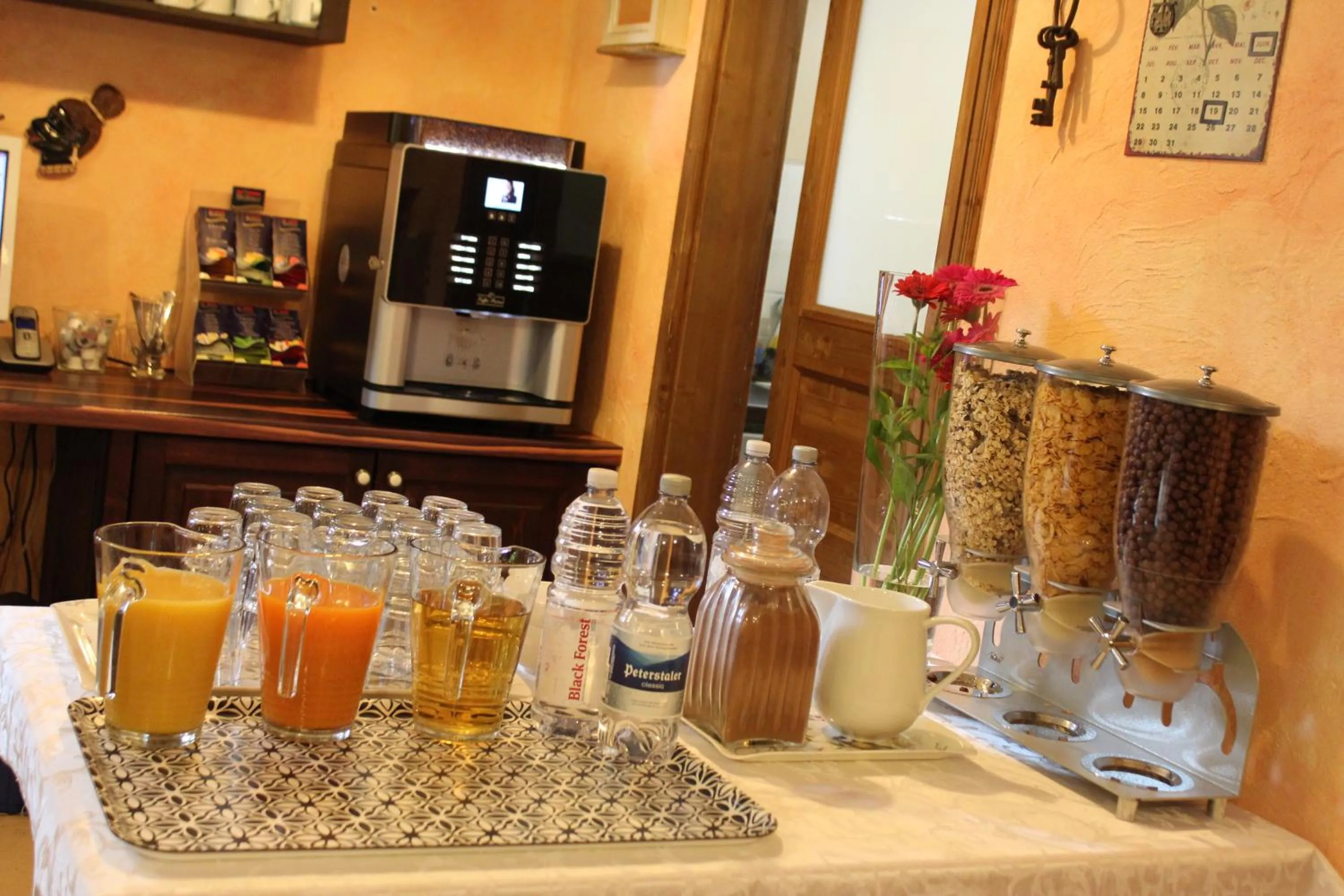 Buffet breakfast in Pension Vanii, Apartments