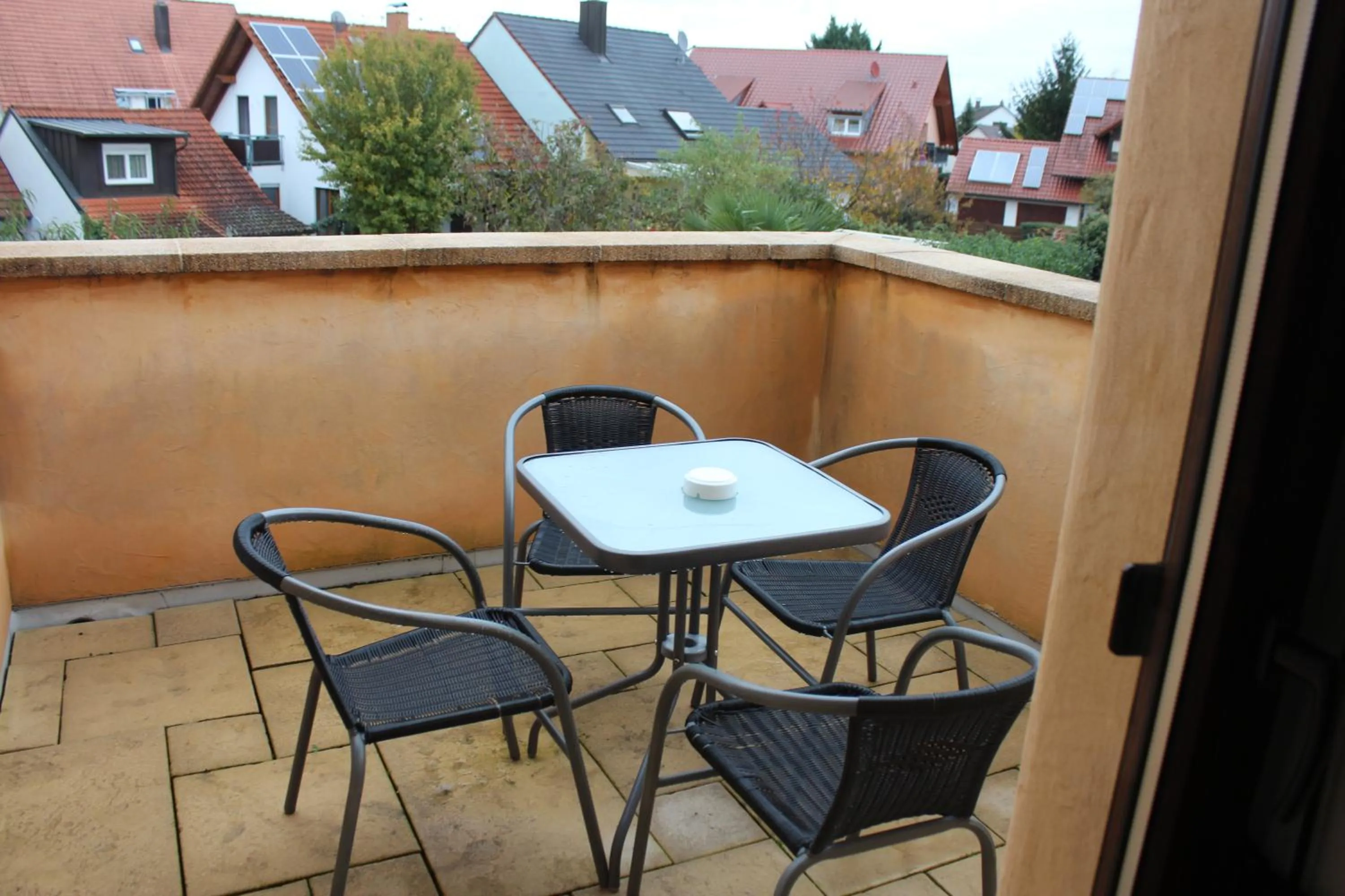 Balcony/Terrace in Pension Vanii, Apartments