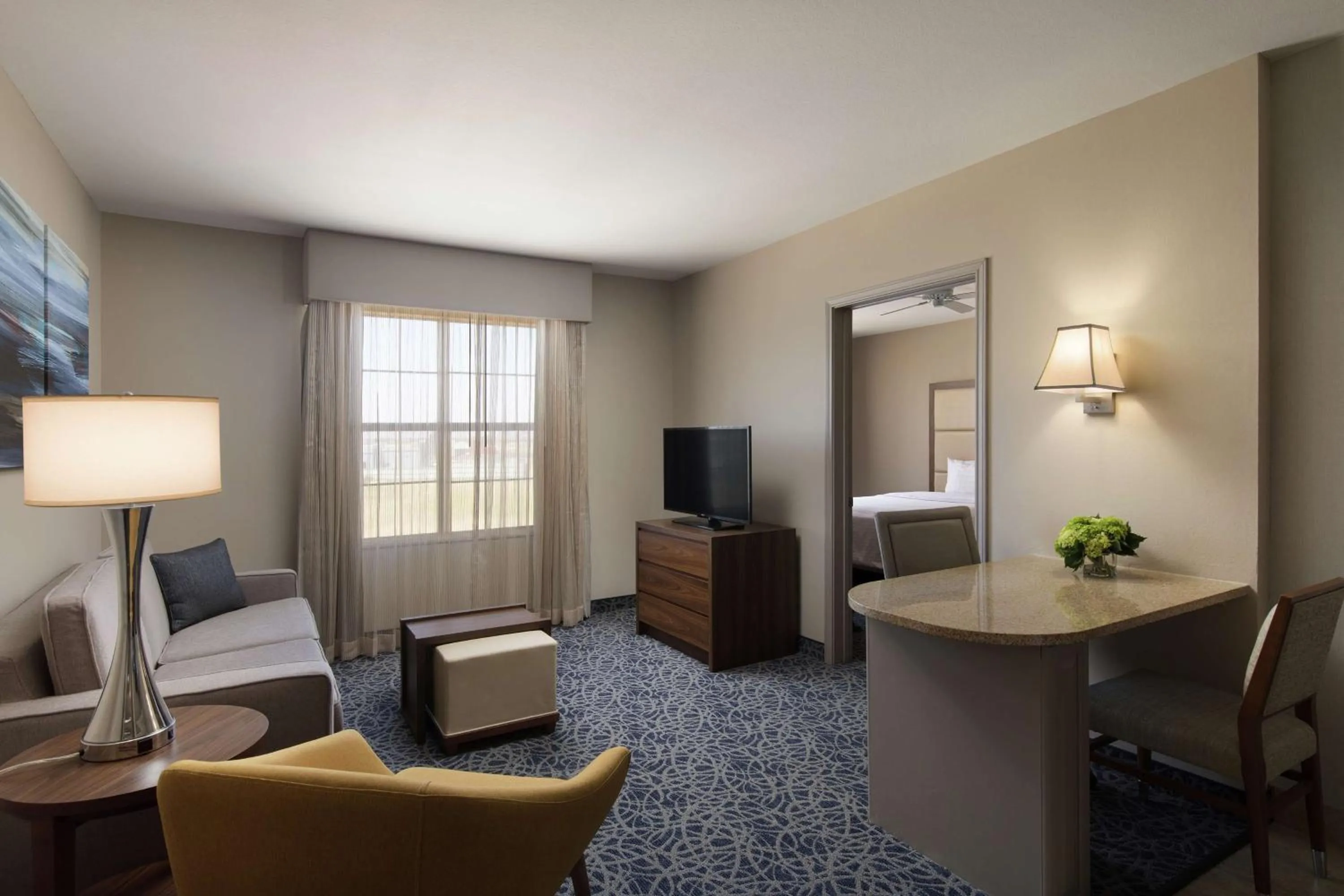 Bedroom, Bed in Homewood Suites by Hilton Lubbock