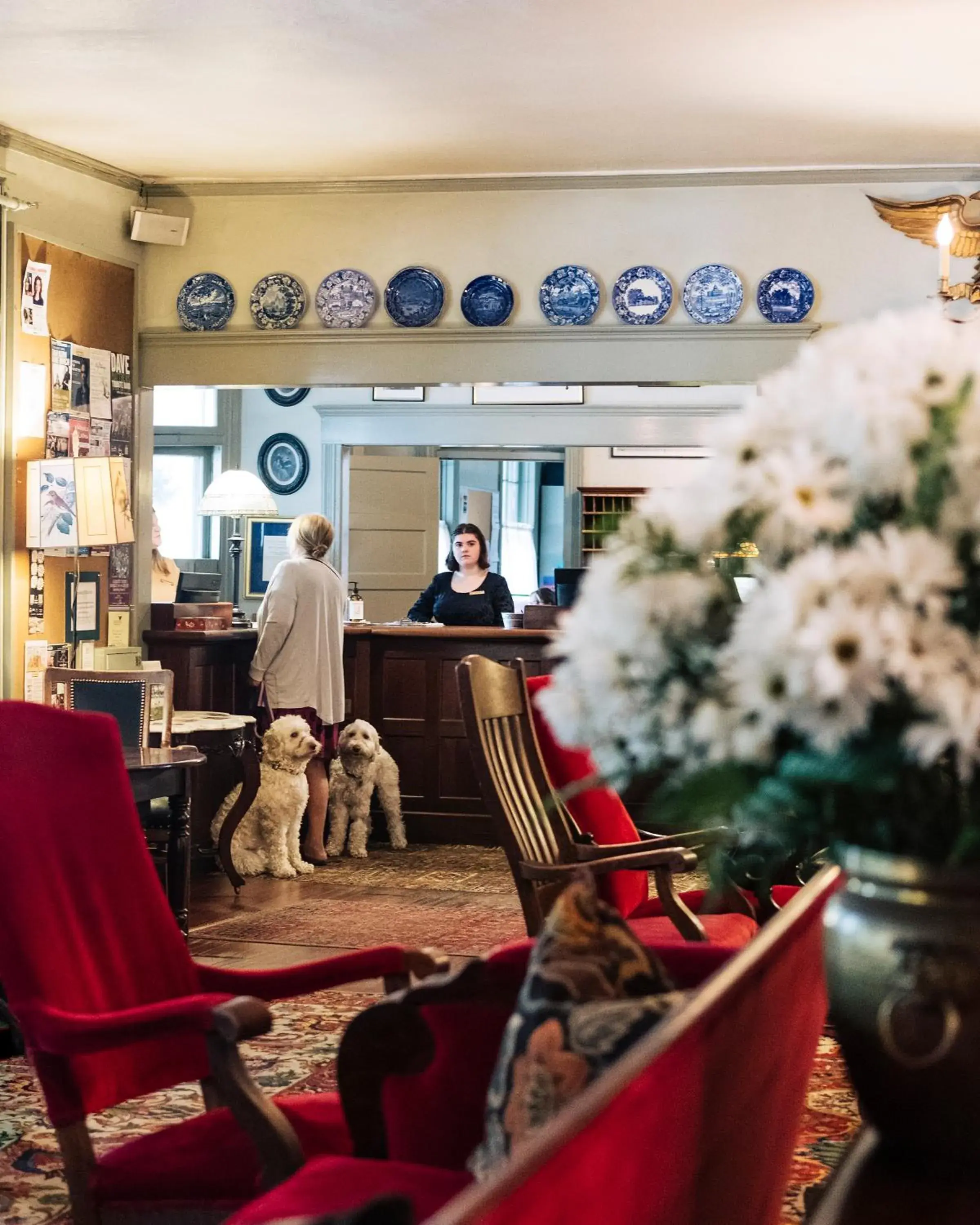 Lobby or reception in The Red Lion Inn Lobby or reception in The Red Lion Inn