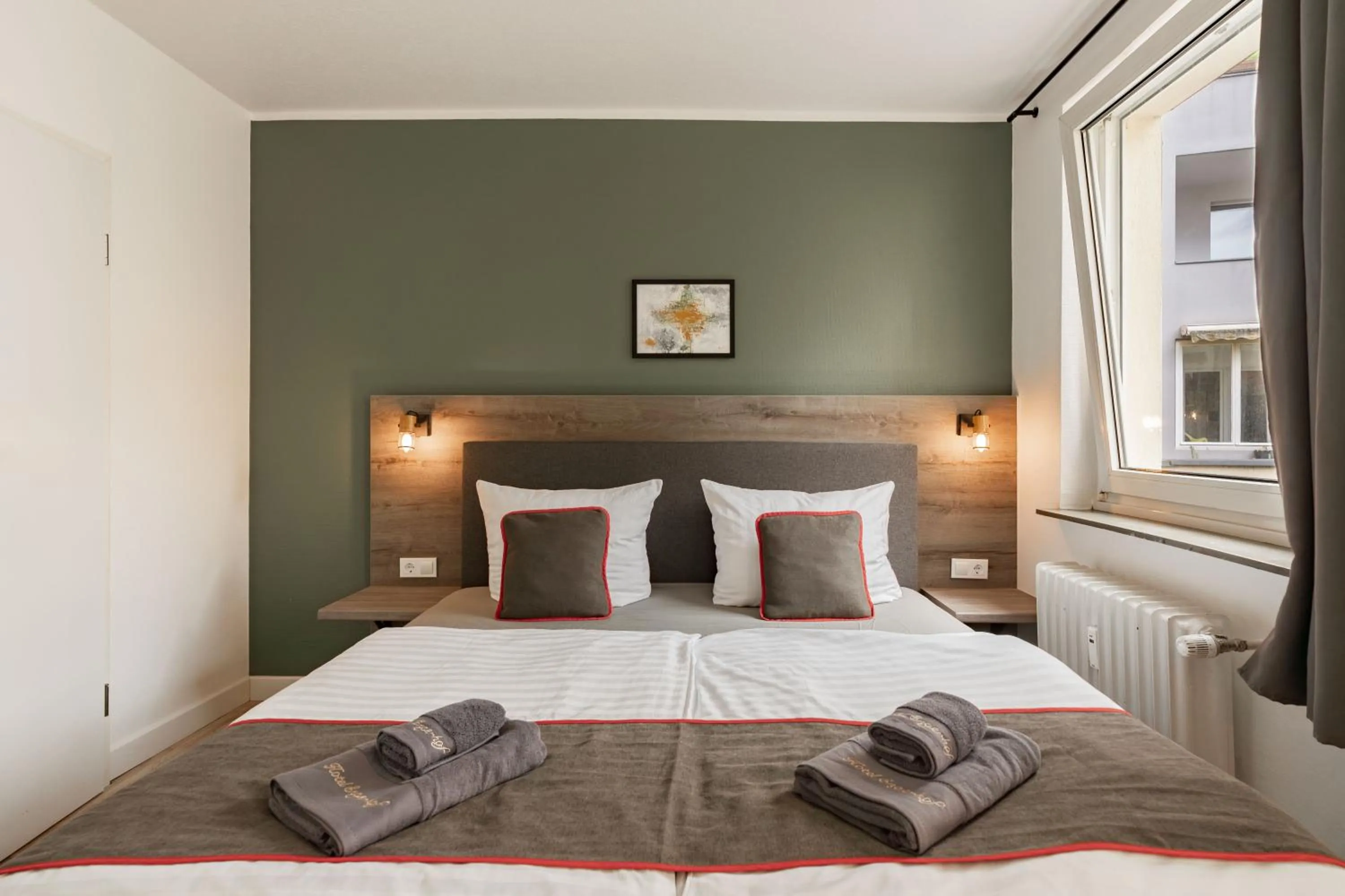 Bed in Hotel Enger Hof