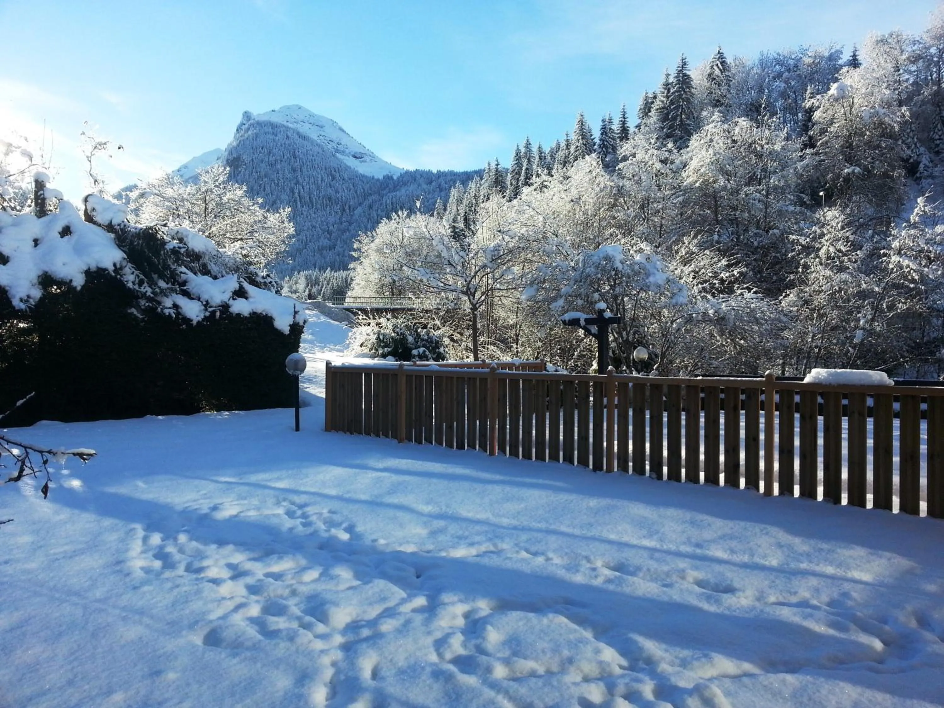 Garden in Hotel Le Soly