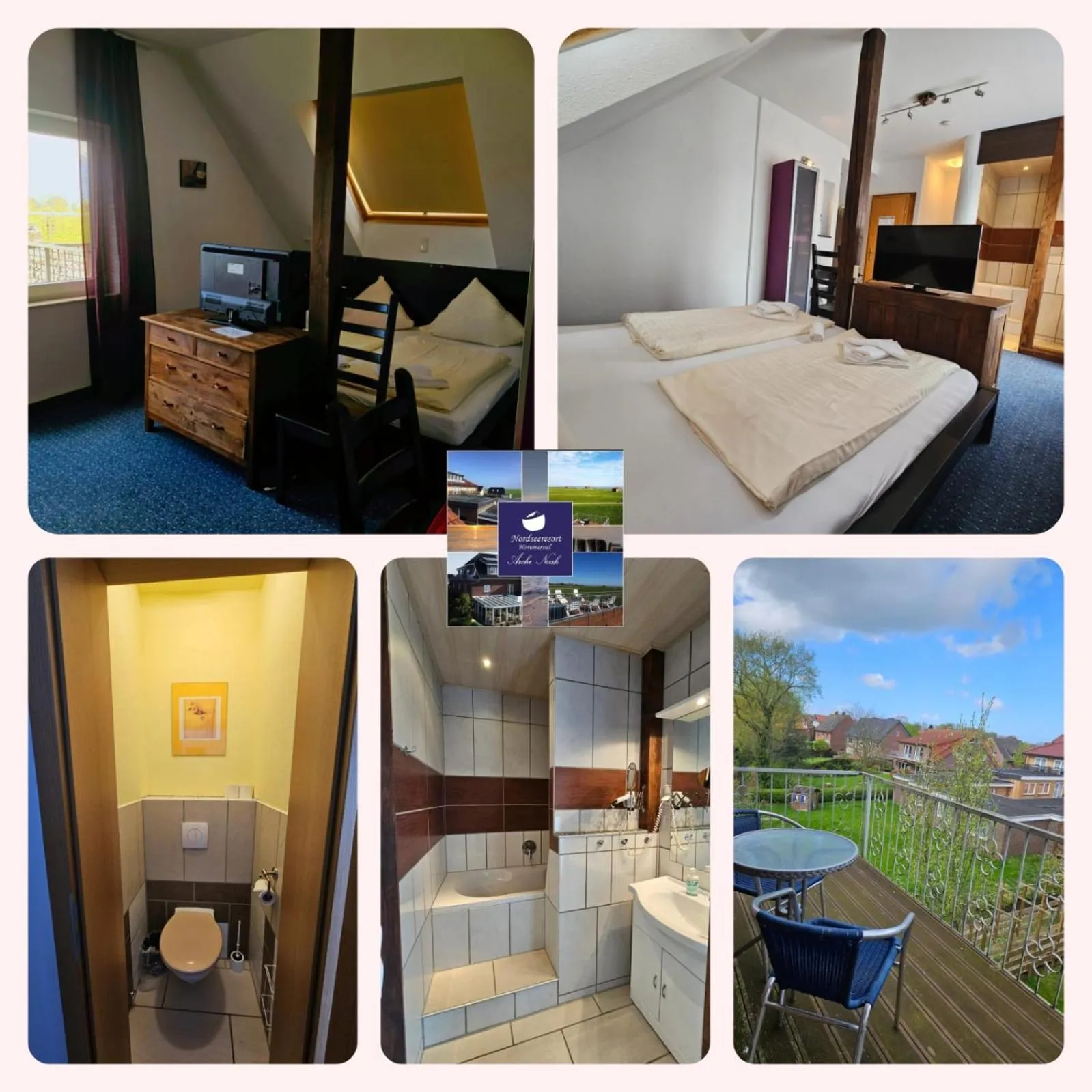 Bed in NordseeResort Hotel & Suite Arche Noah