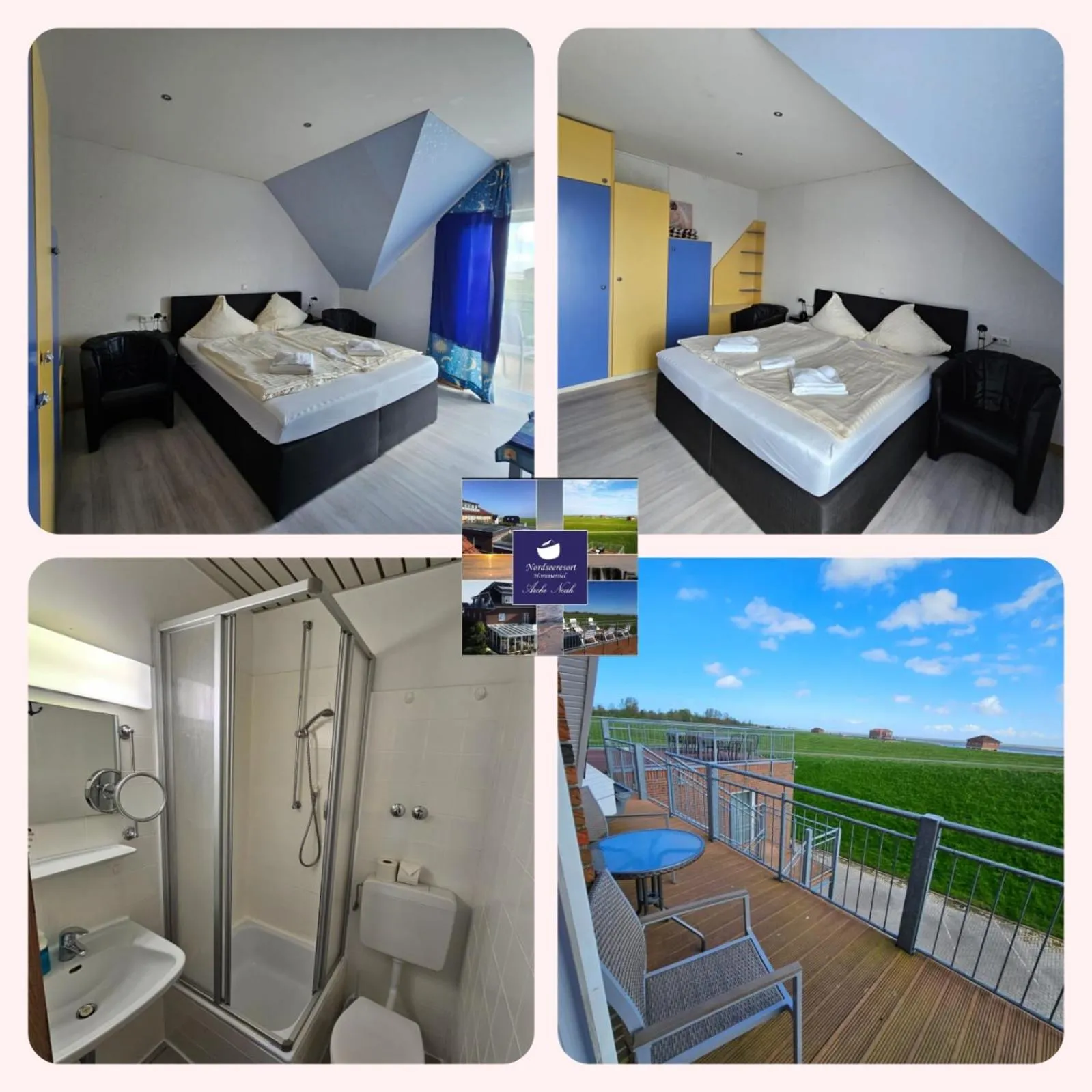 Bed in NordseeResort Hotel & Suite Arche Noah