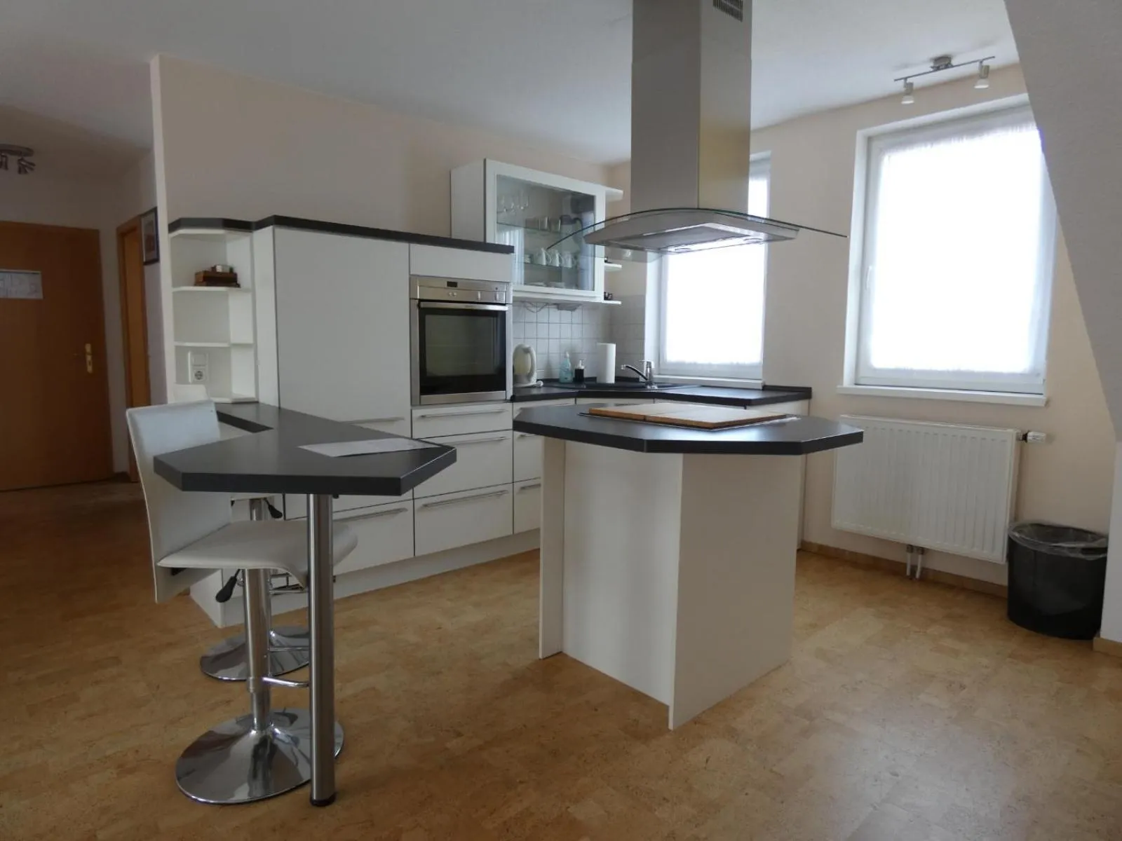 Kitchen or kitchenette in NordseeResort Hotel & Suite Arche Noah
