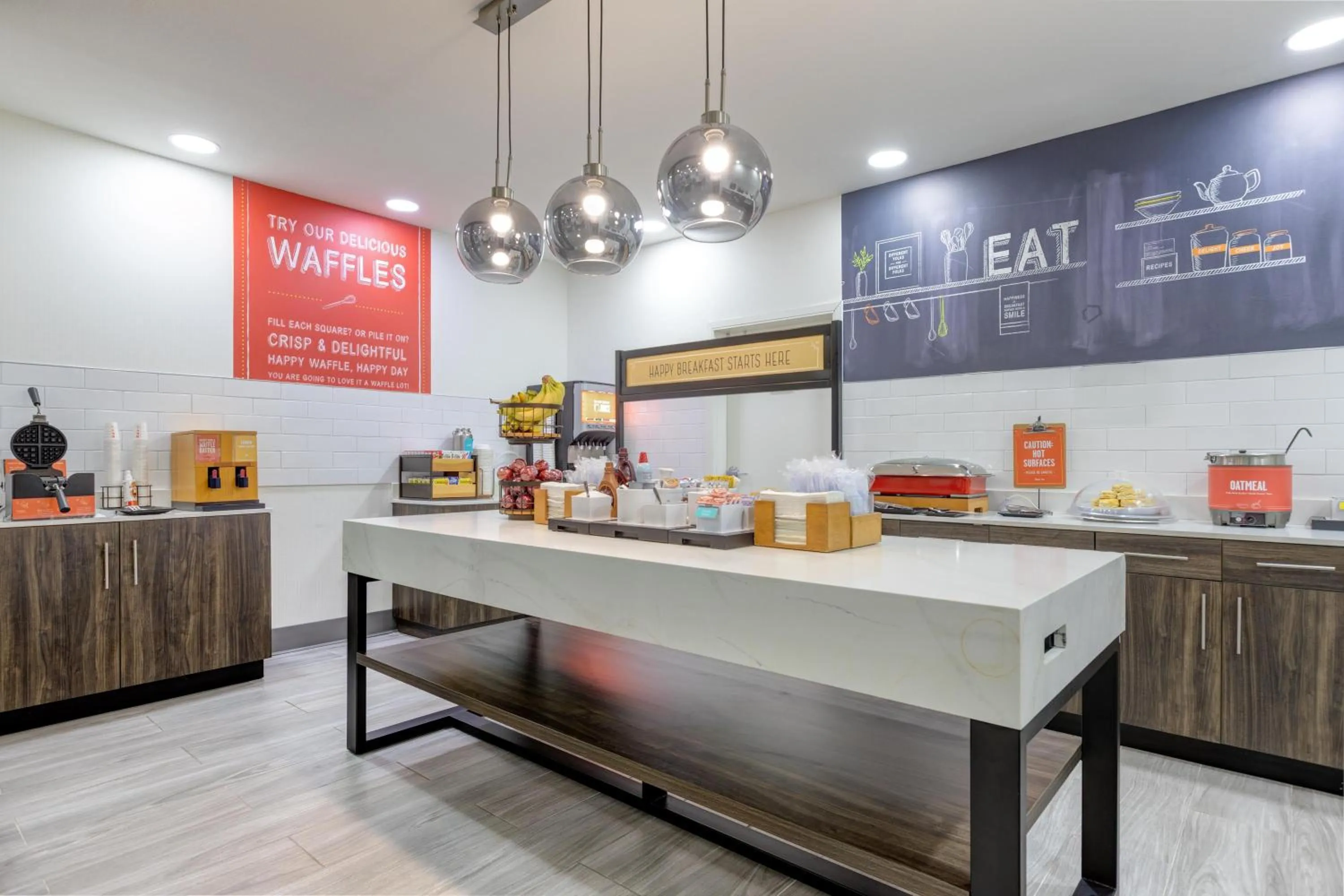 Breakfast in Hampton Inn Houston-Deer Park Ship Area