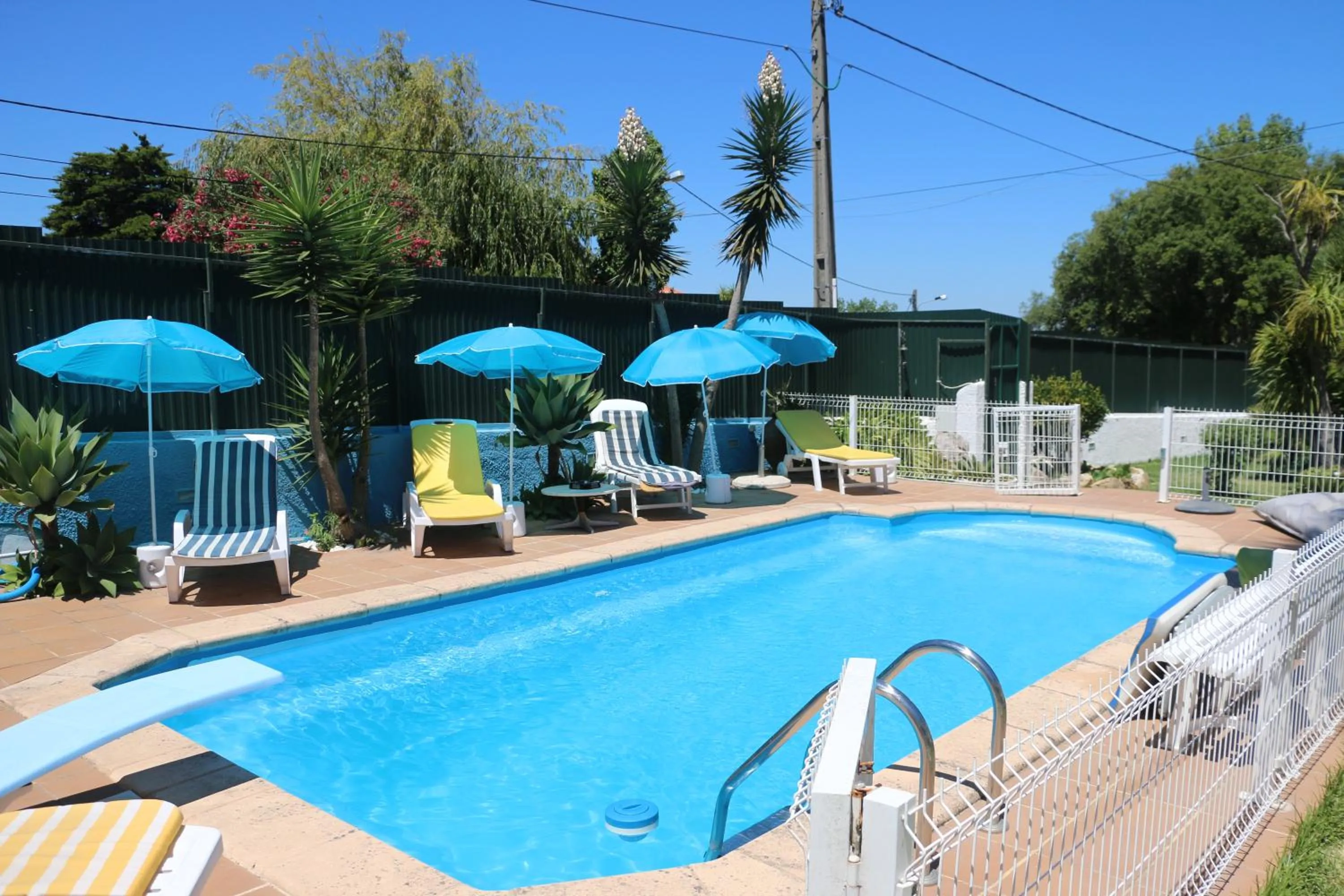 Pool view in Casa Teresinha