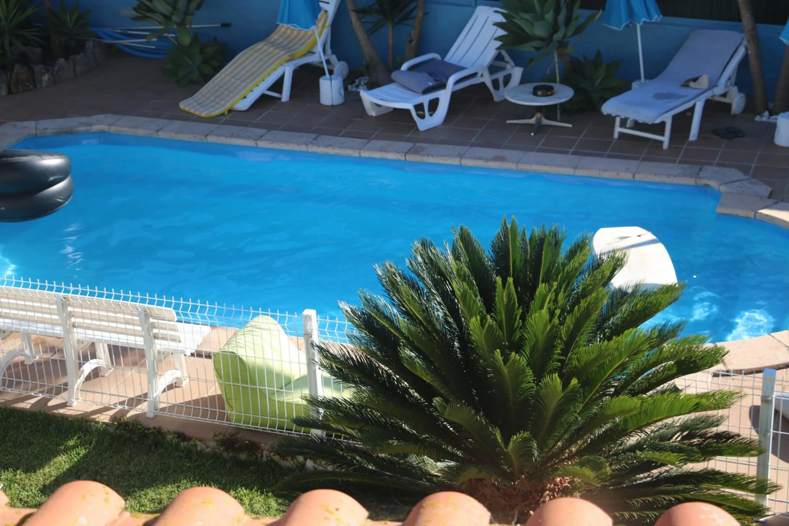 Pool view in Casa Teresinha