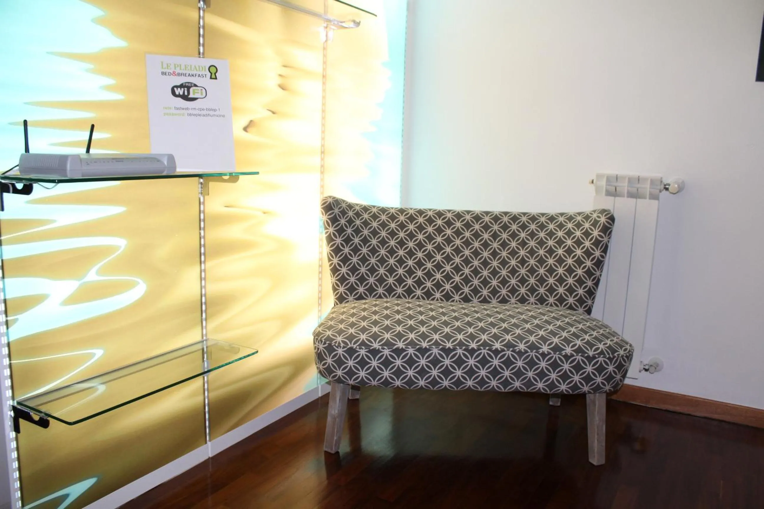 Lobby or reception in B&B le Pleiadi Aeroporto Fiumicino