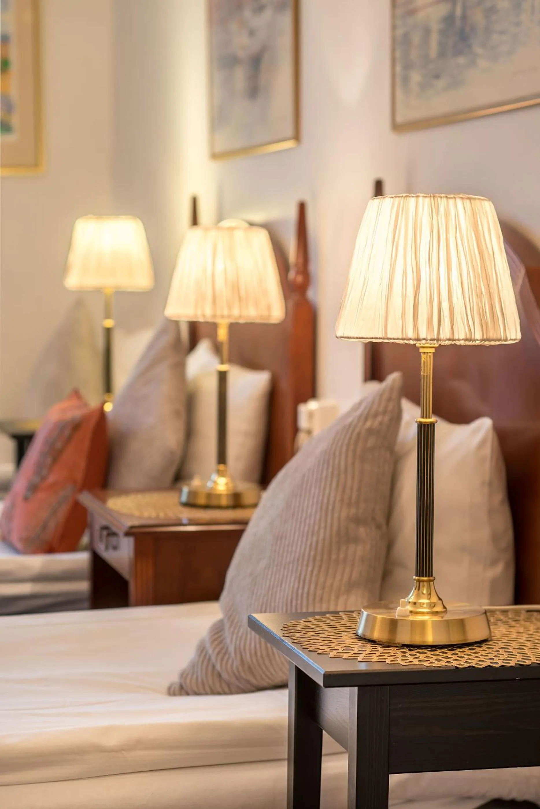 Decorative detail, Bed in Wasa Park Hotel