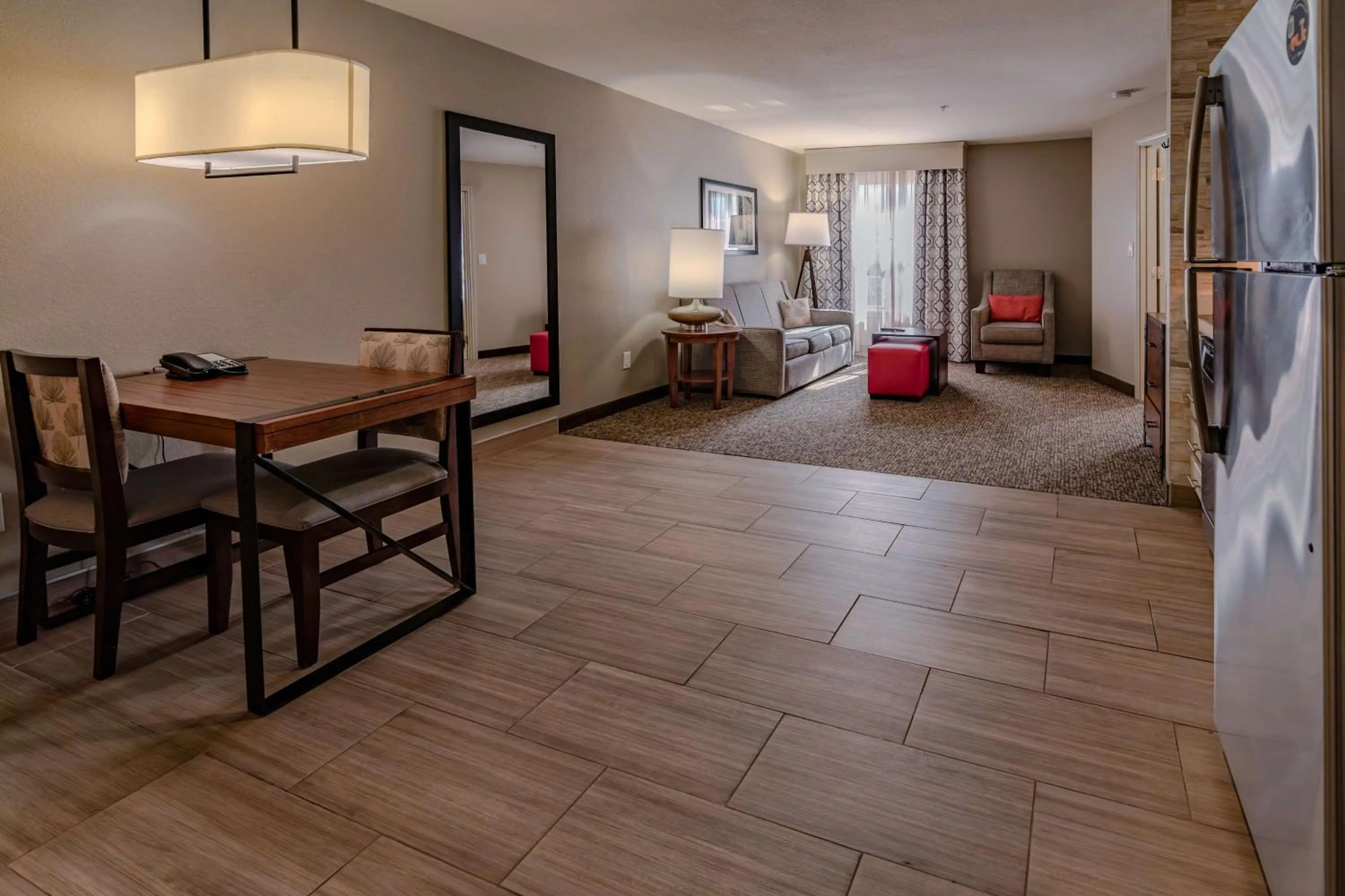 Kitchen or kitchenette, Bed in Homewood Suites by Hilton Ft. Worth-Bedford