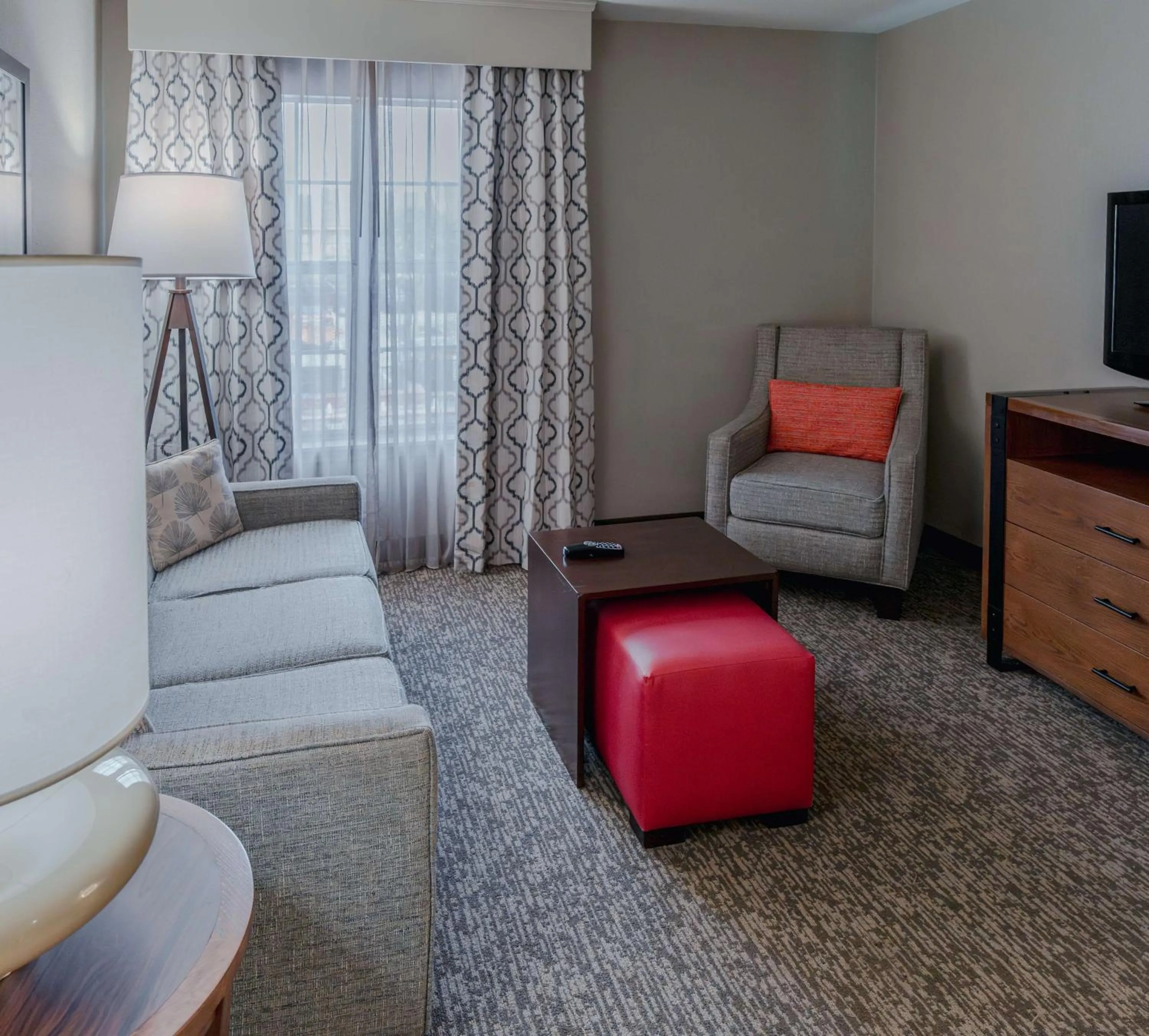 Living room in Homewood Suites by Hilton Ft. Worth-Bedford
