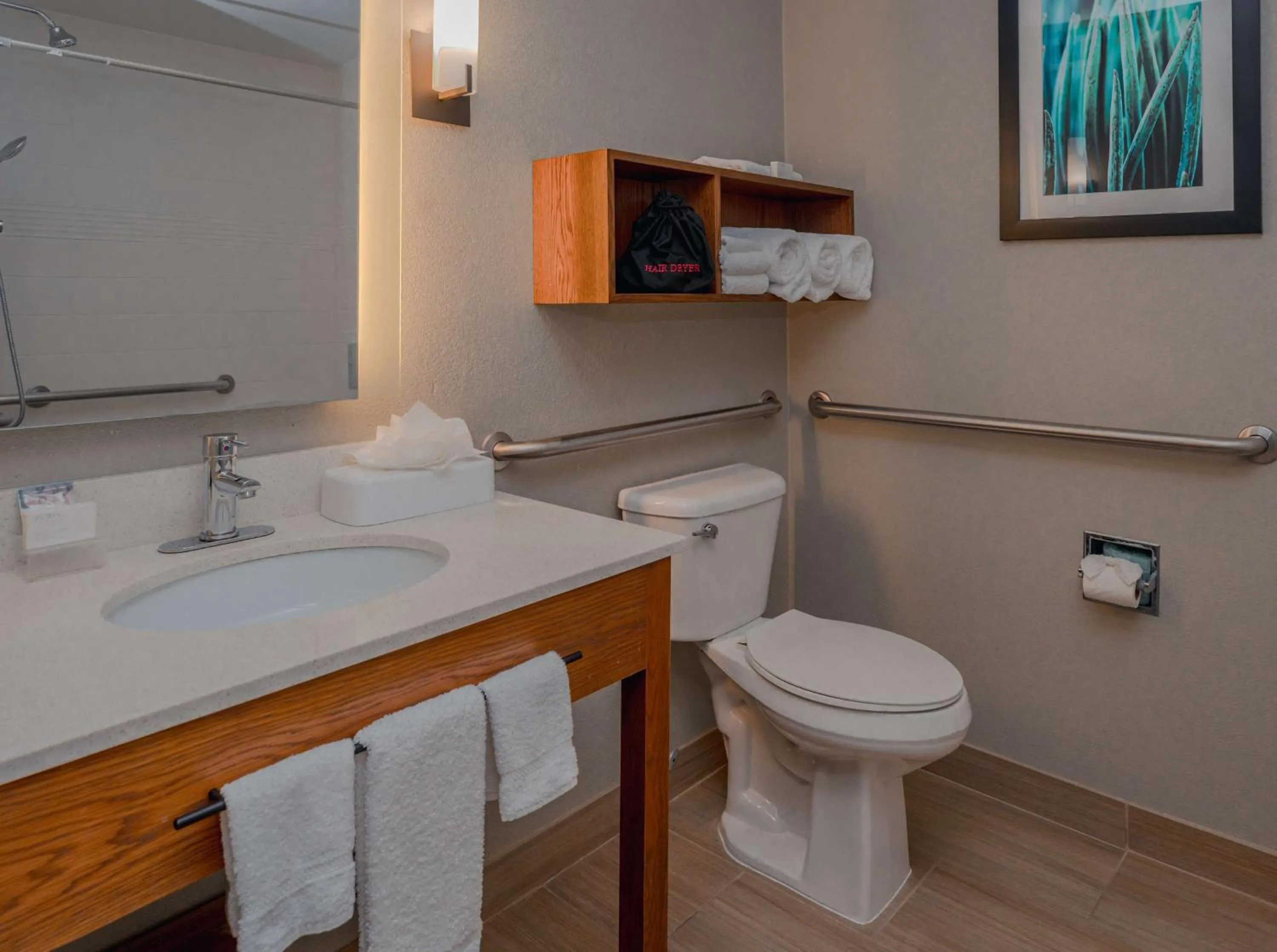 Bathroom in Homewood Suites by Hilton Ft. Worth-Bedford