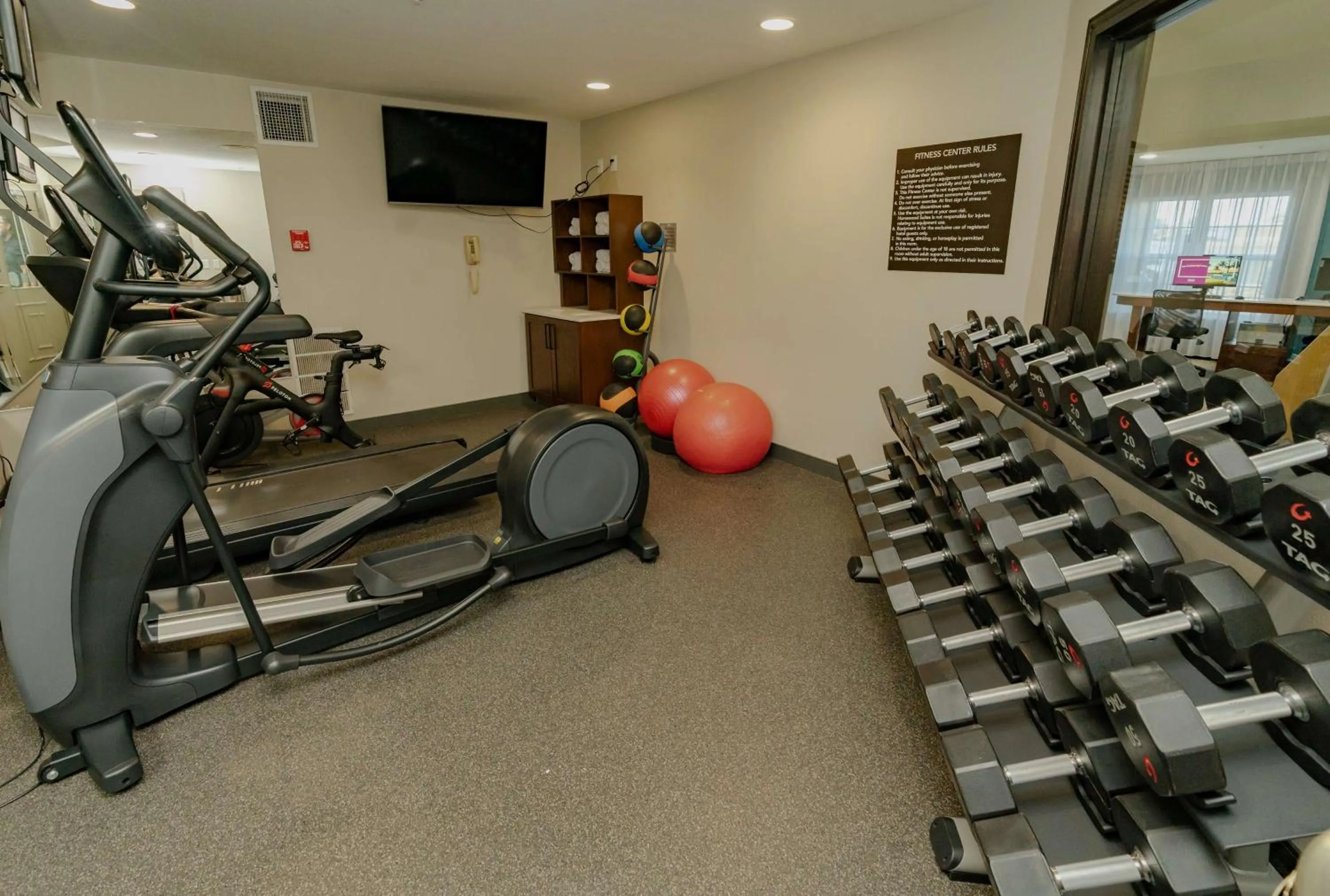 Fitness centre/facilities in Homewood Suites by Hilton Ft. Worth-Bedford