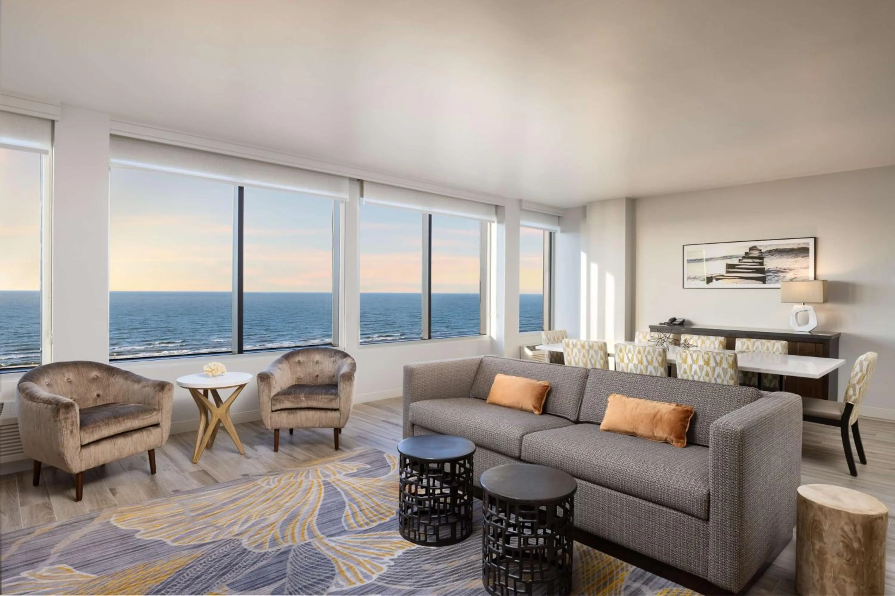 Living room in Hilton Galveston Island Resort