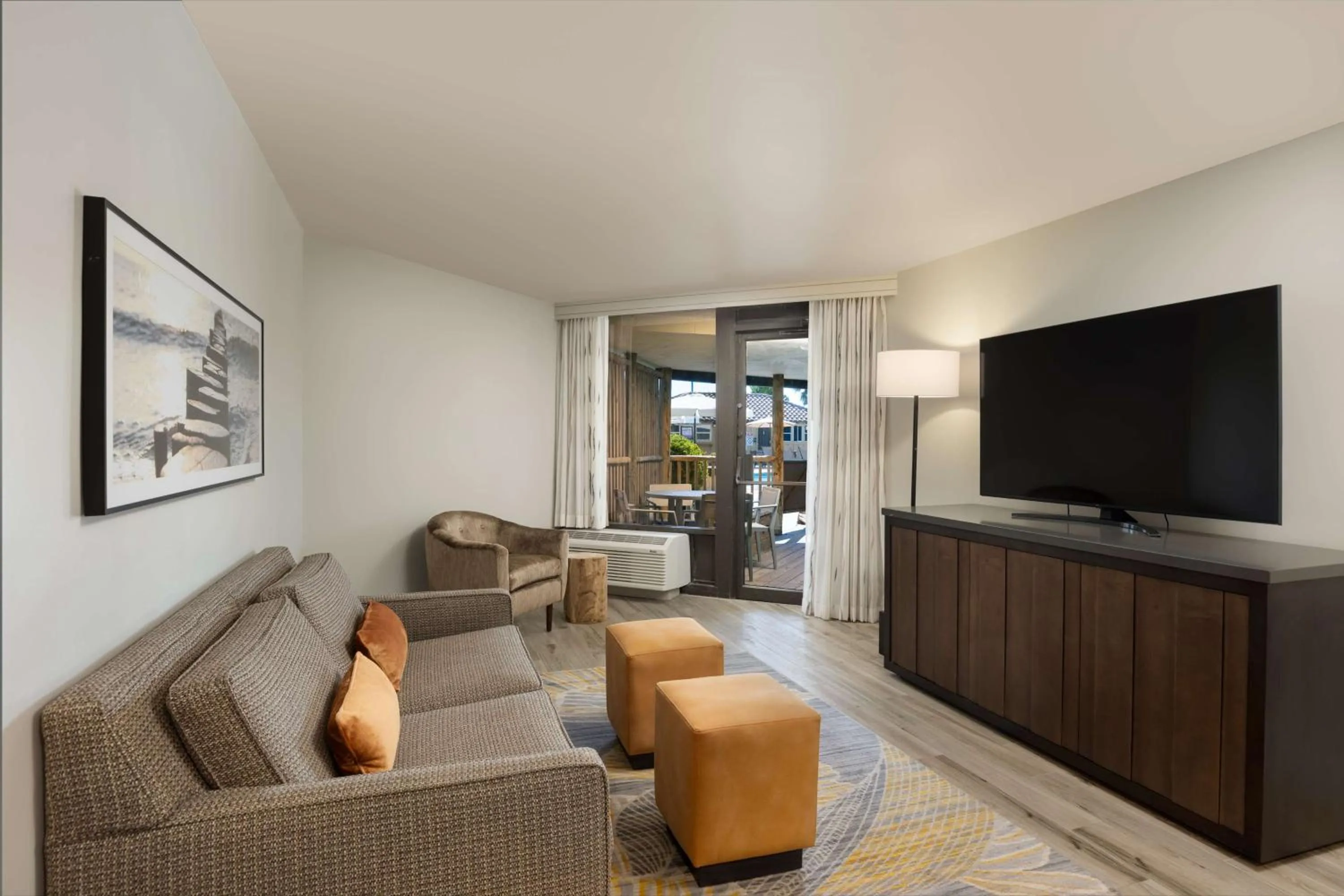 Living room in Hilton Galveston Island Resort