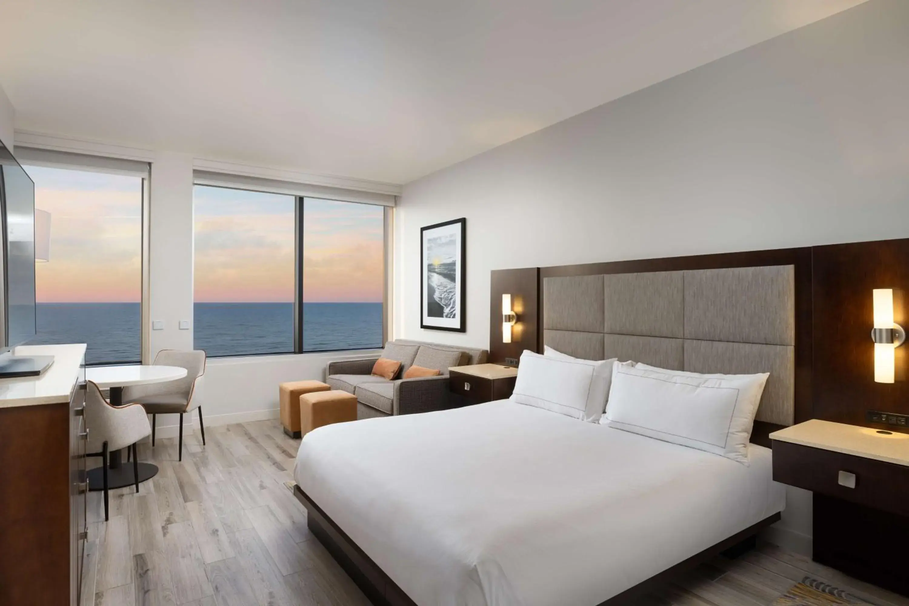 Bed in Hilton Galveston Island Resort Bed in Hilton Galveston Island Resort