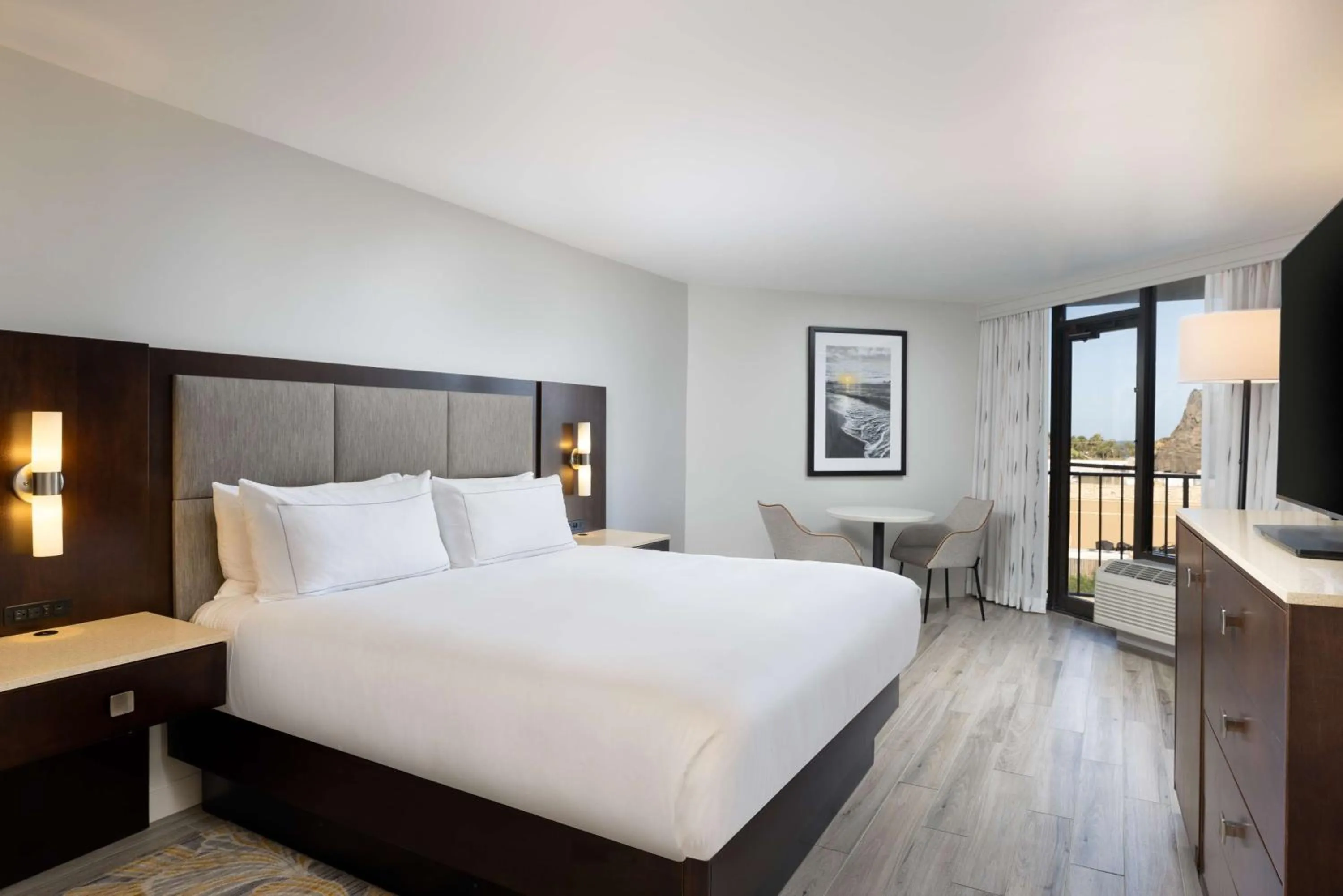 Bed in Hilton Galveston Island Resort