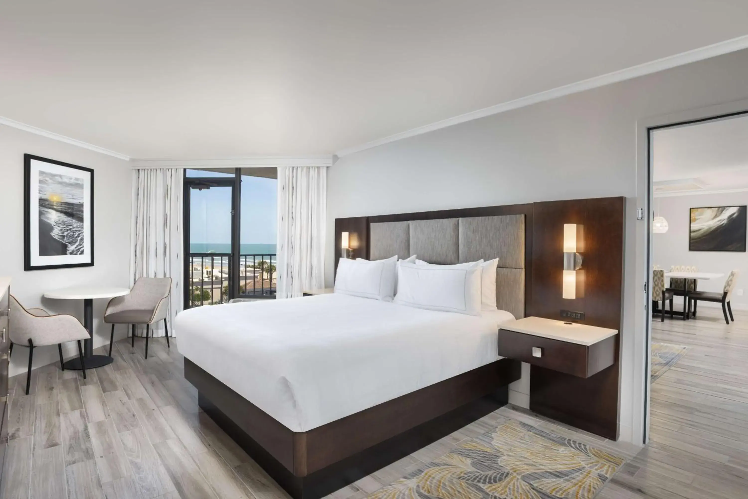 Bed in Hilton Galveston Island Resort Bed in Hilton Galveston Island Resort