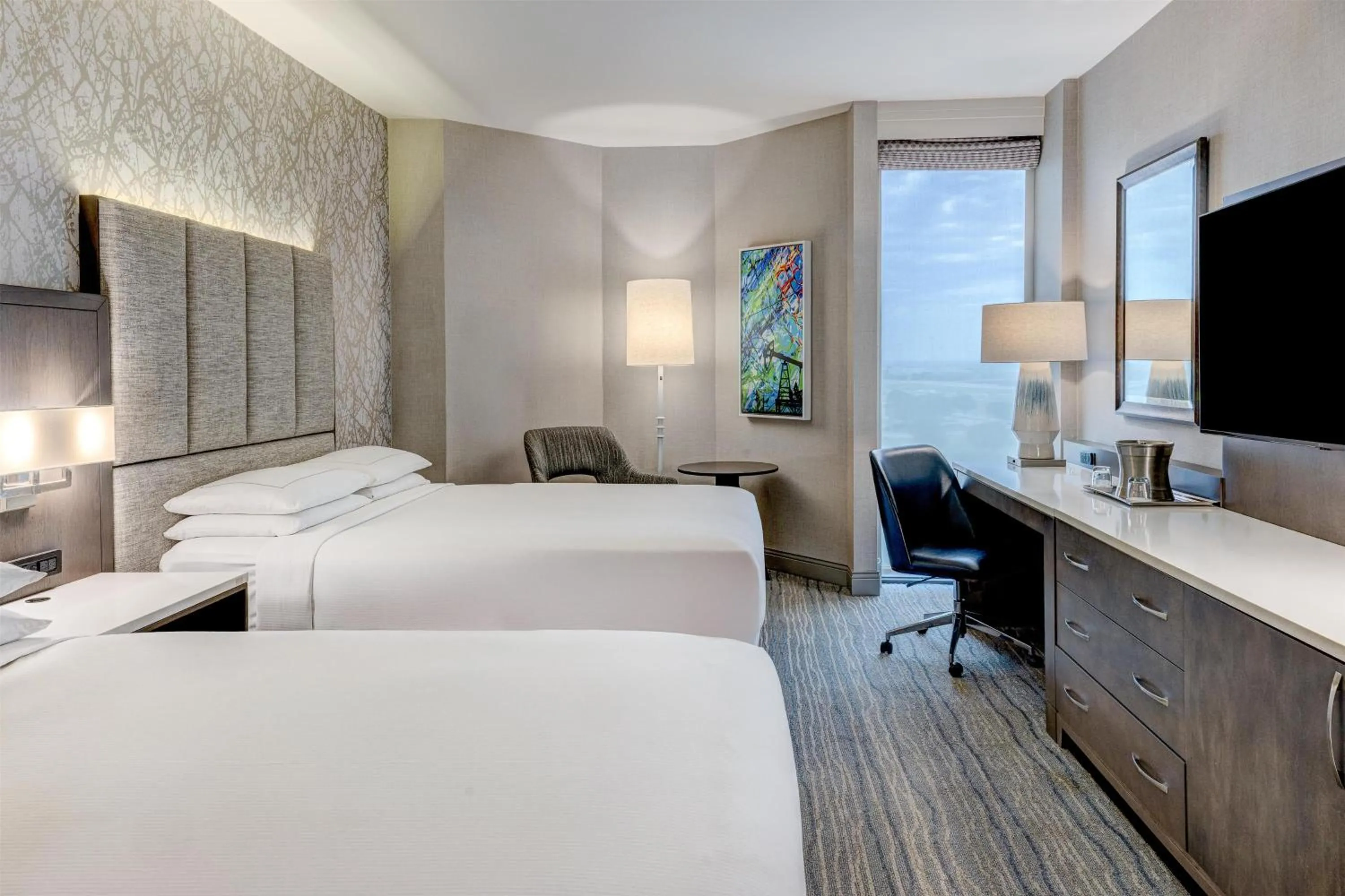 Bed in Hilton DFW Lakes Executive Conference Center