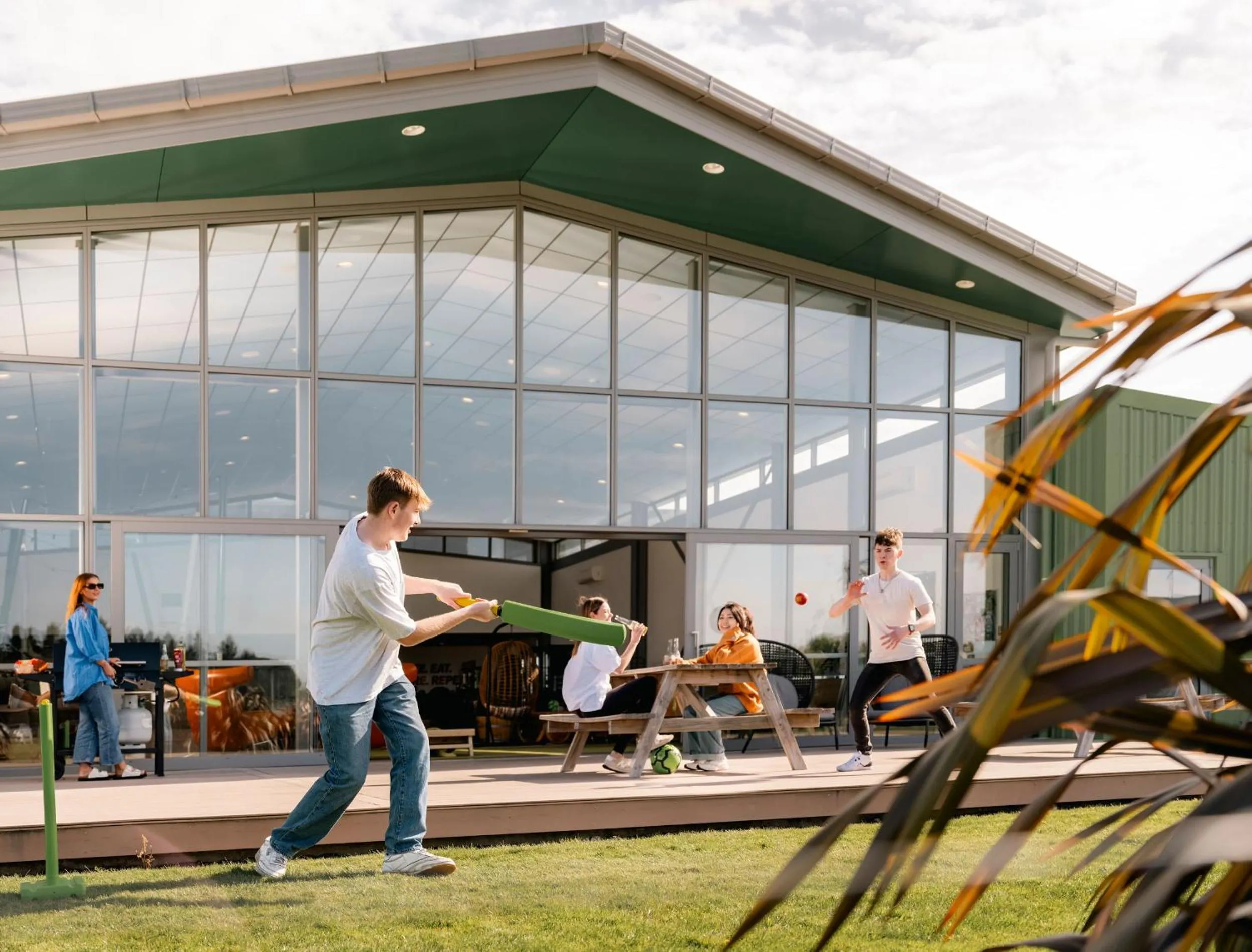 Garden in LyLo Christchurch Airport