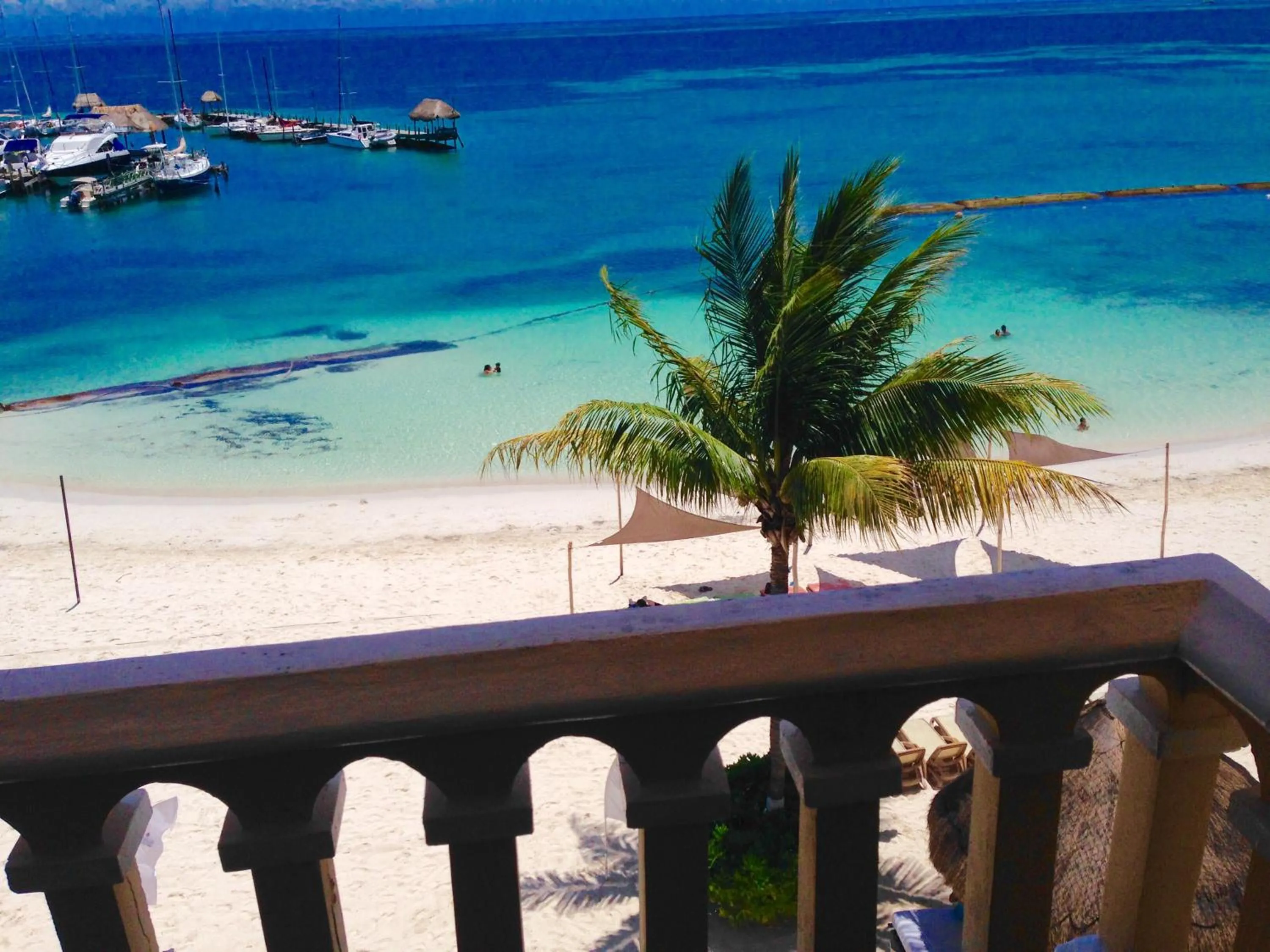 Sea view in Caribbean apartment