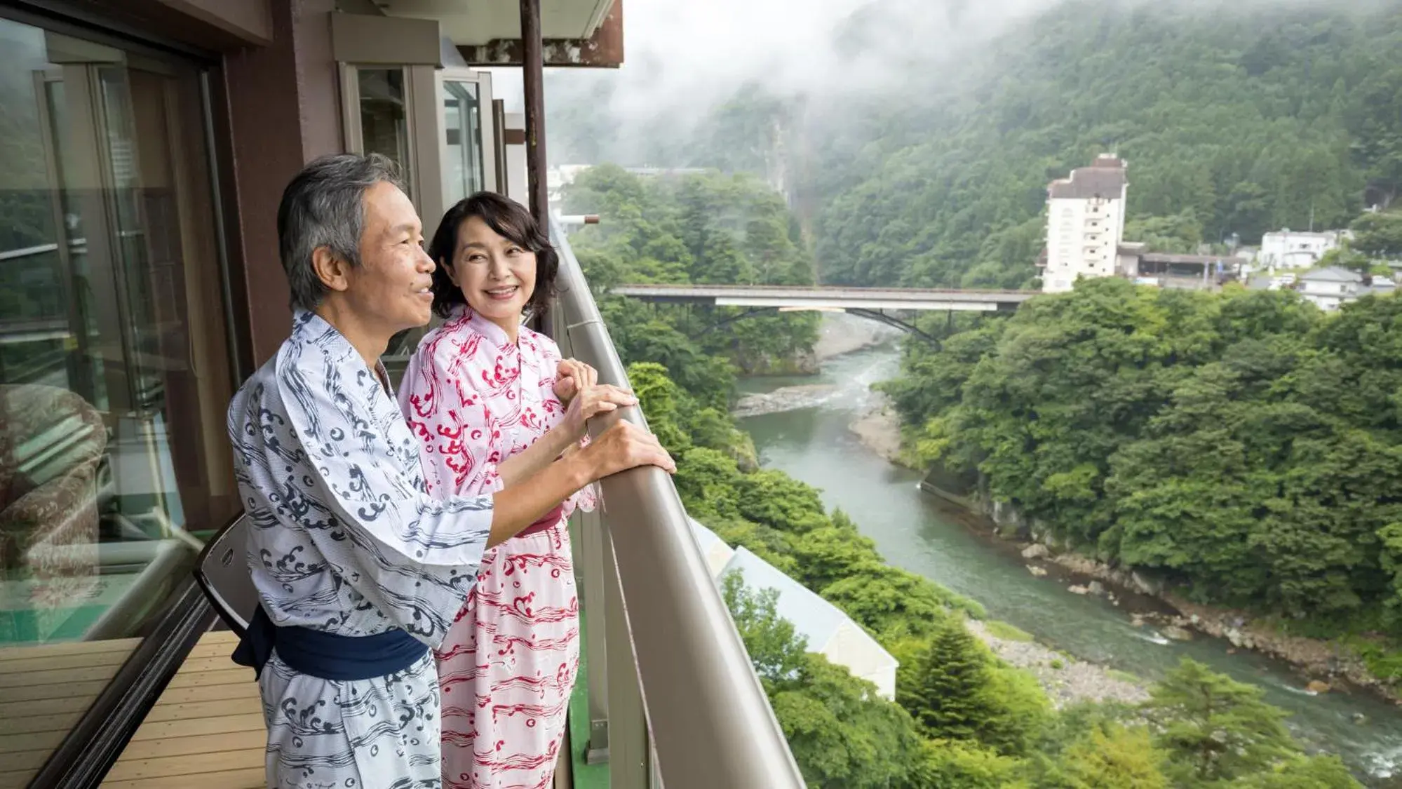River view in Kinugawa Hotel Mikazuki River view in Kinugawa Hotel Mikazuki