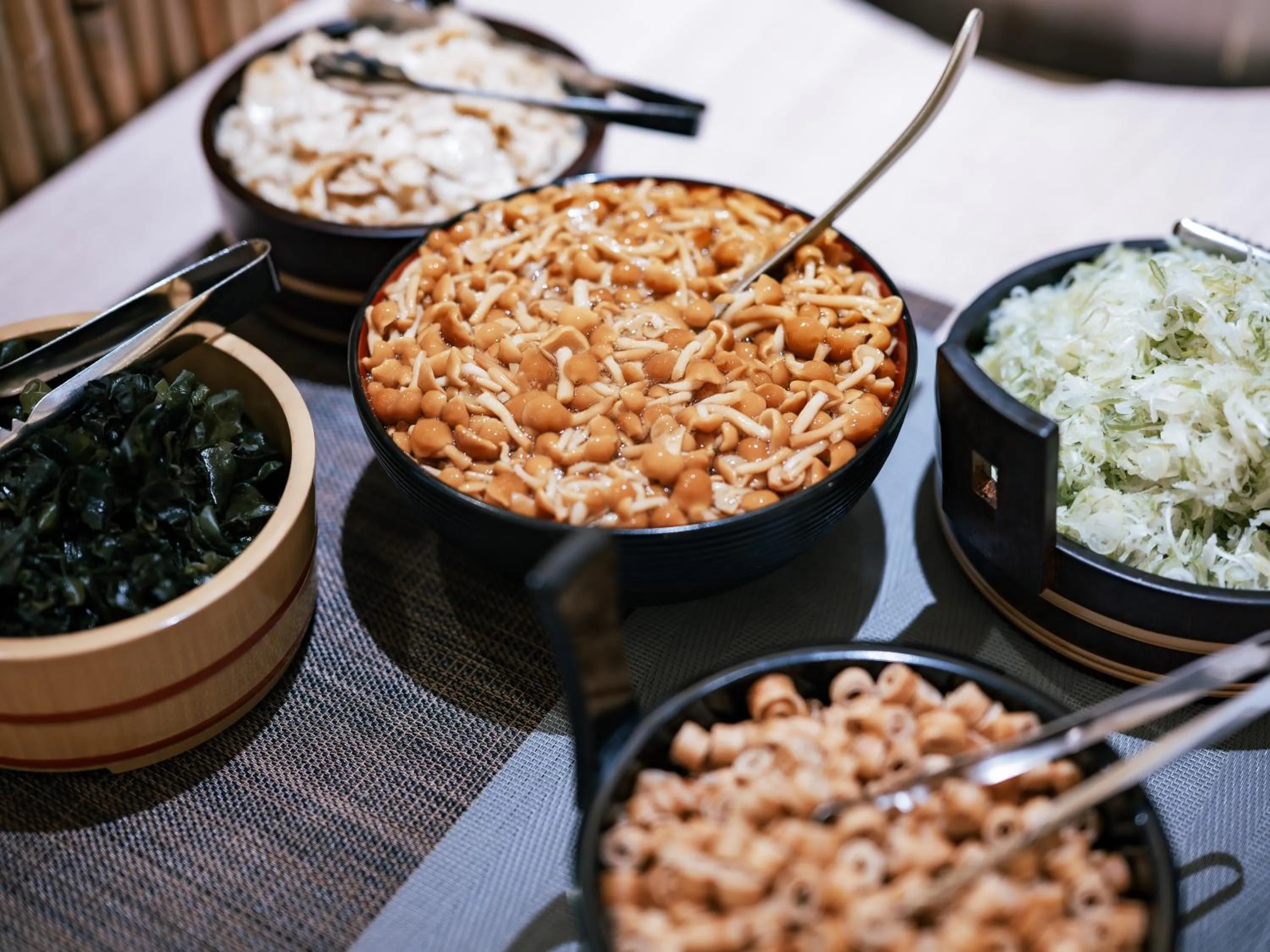 Buffet breakfast in Kinugawa Hotel Mikazuki