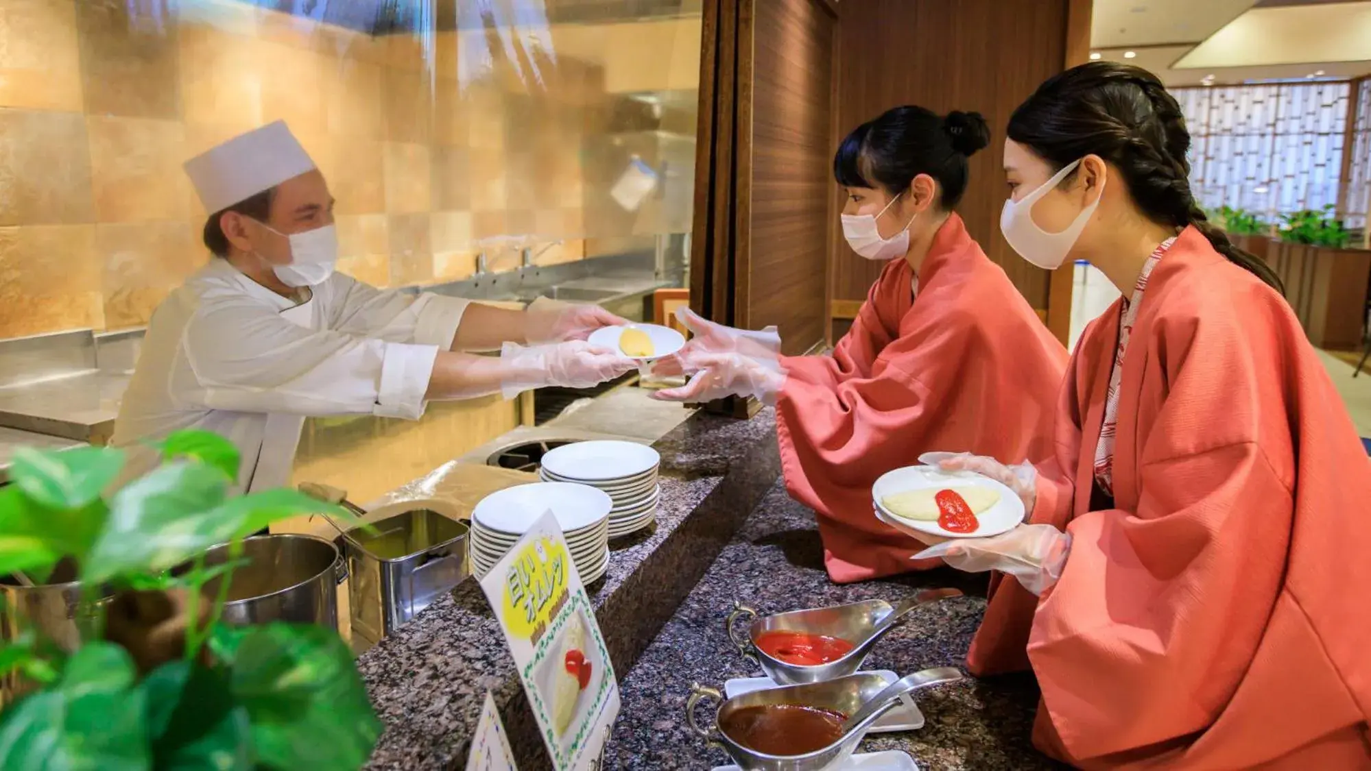 Buffet breakfast in Kinugawa Hotel Mikazuki Buffet breakfast in Kinugawa Hotel Mikazuki