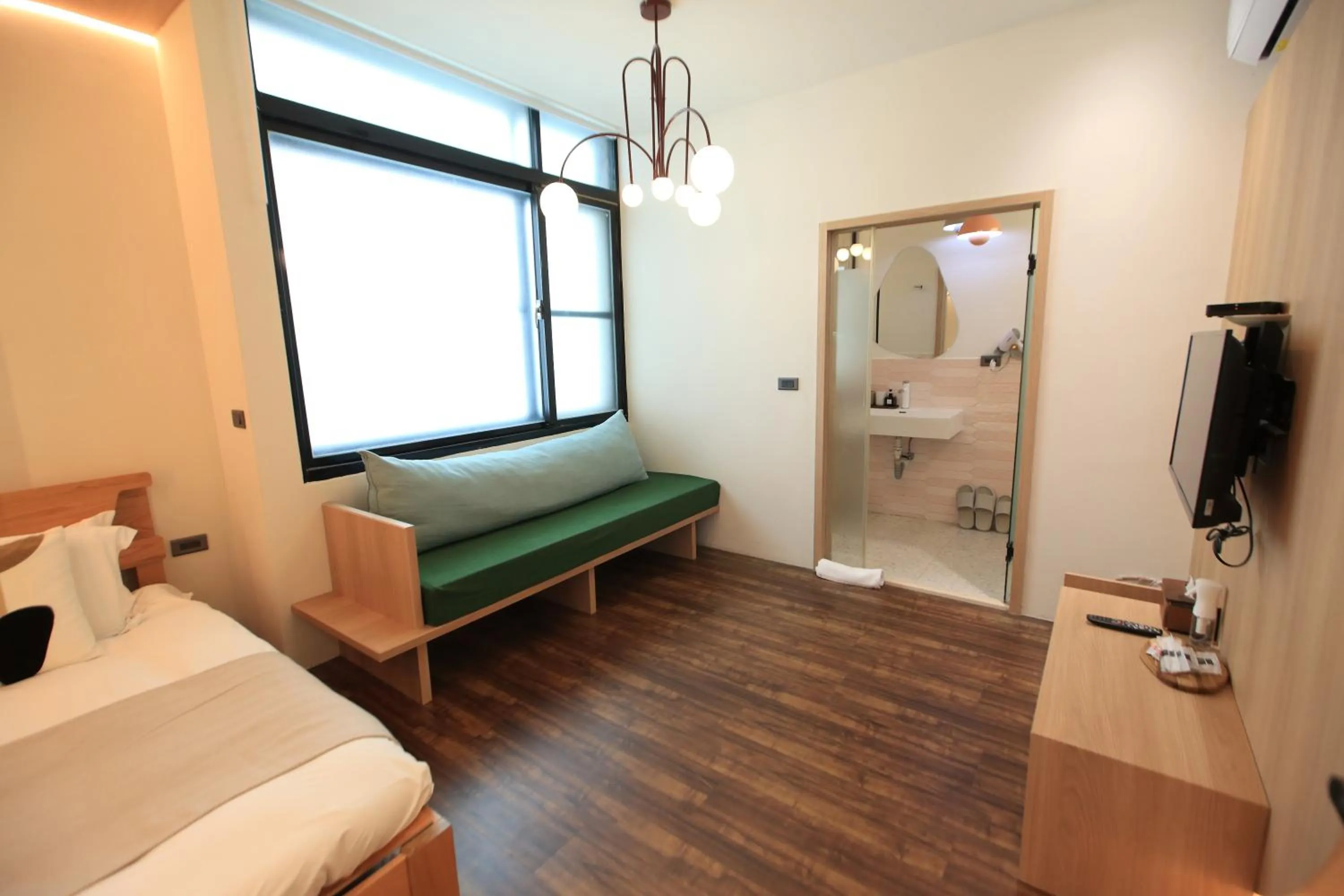 Bed in Green Inn Kaohsiung