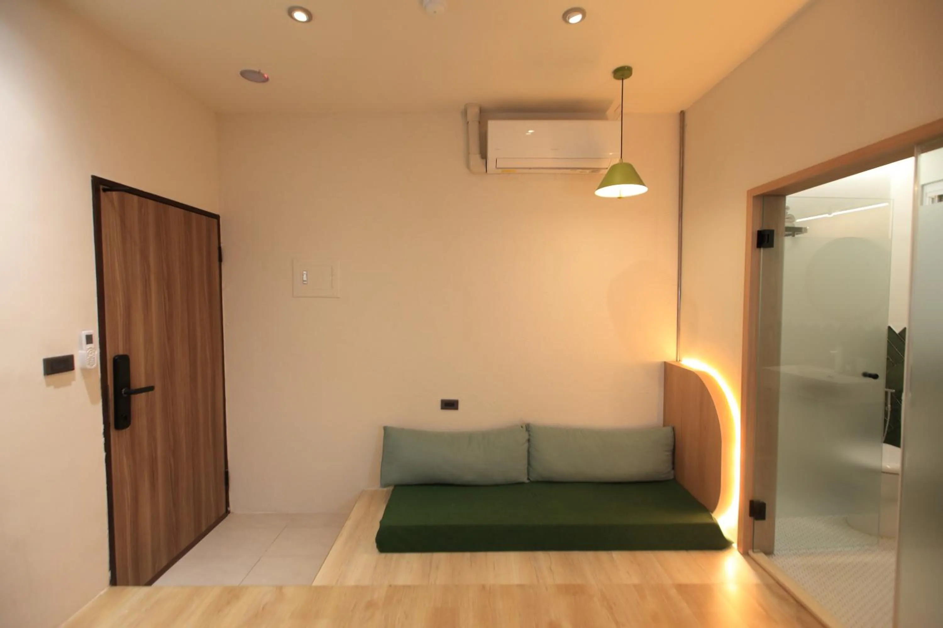 Seating area in Green Inn Kaohsiung