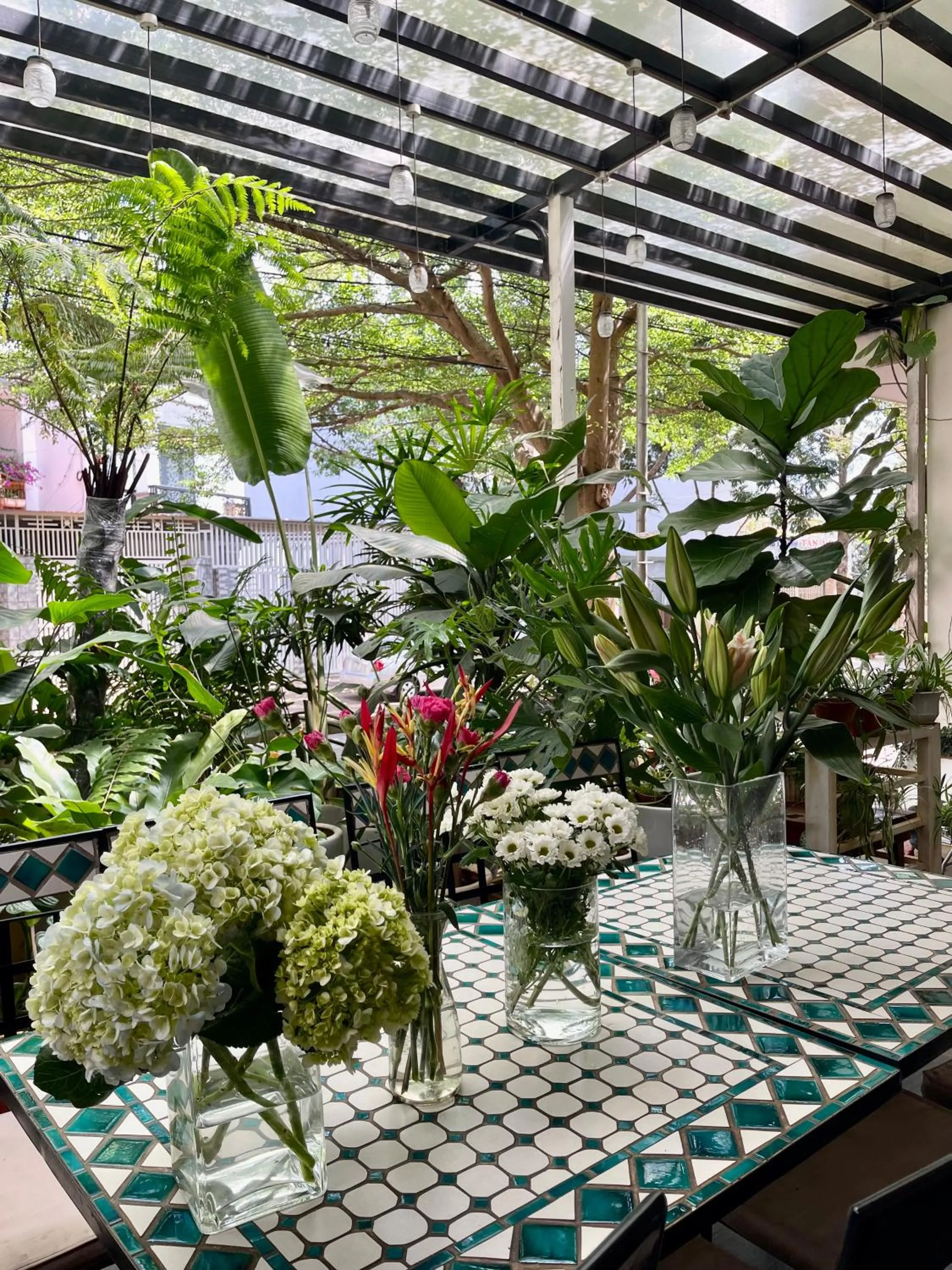 Garden view in The Highland House