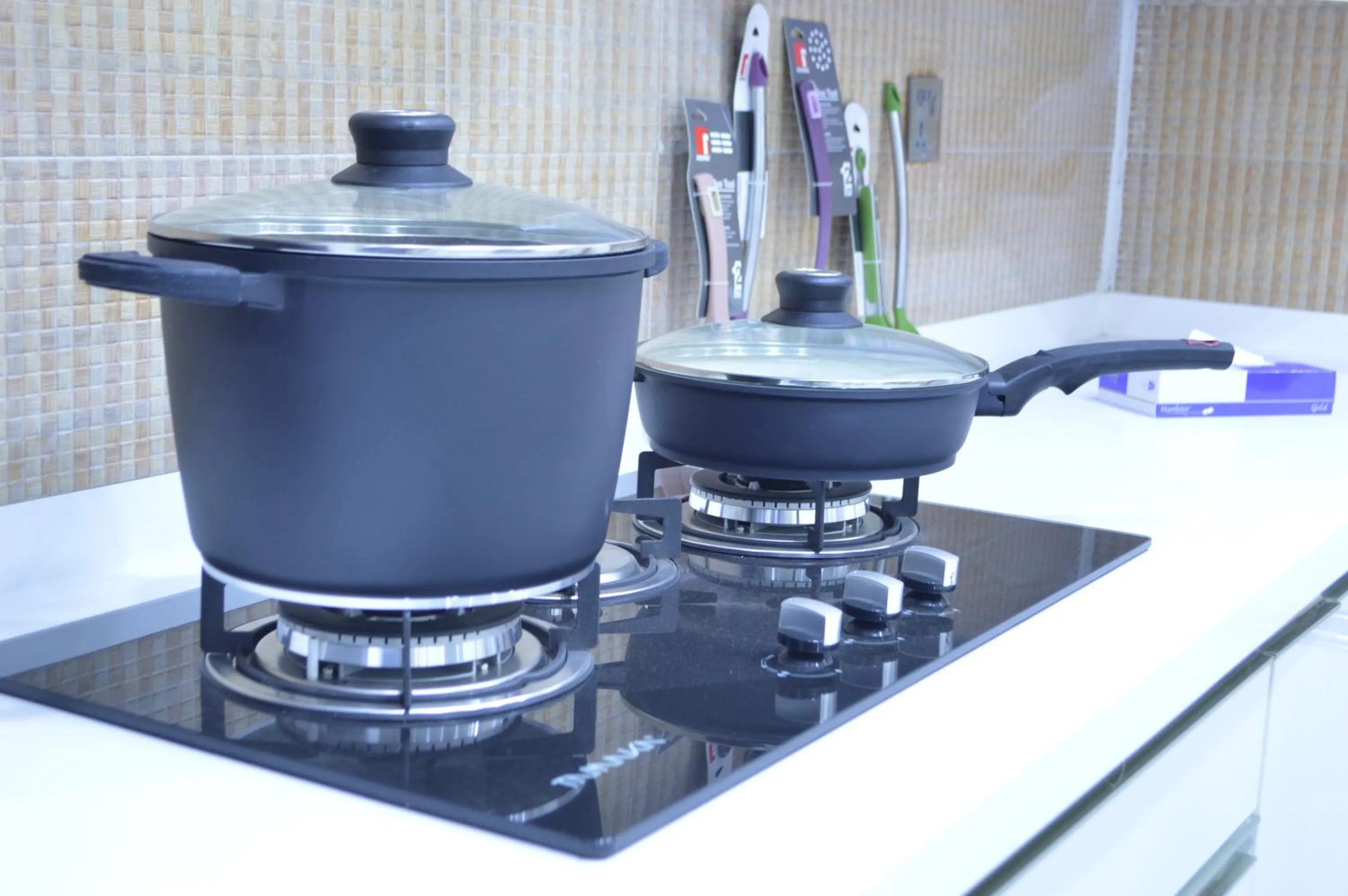 Kitchen or kitchenette in Intellectual Suites - Spring North Ph7 Bahria Town
