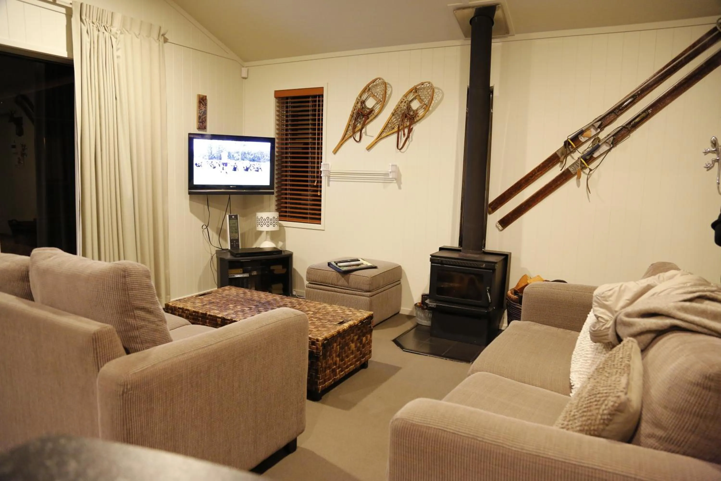 Living room in Rocky Mountain Chalets Ohakune