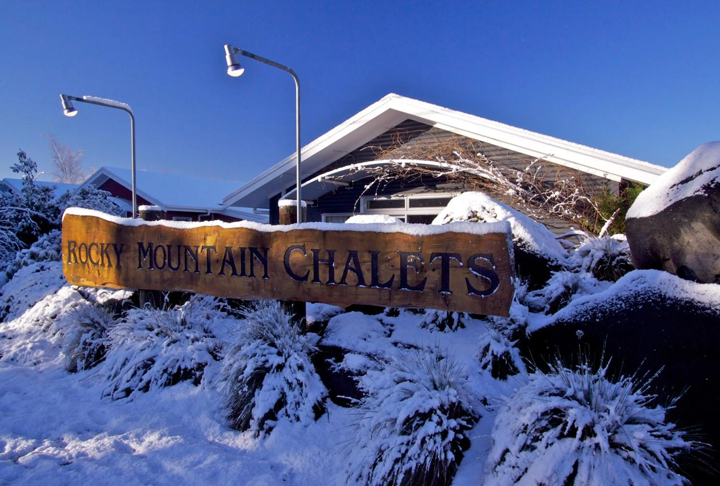 Property logo or sign in Rocky Mountain Chalets Ohakune