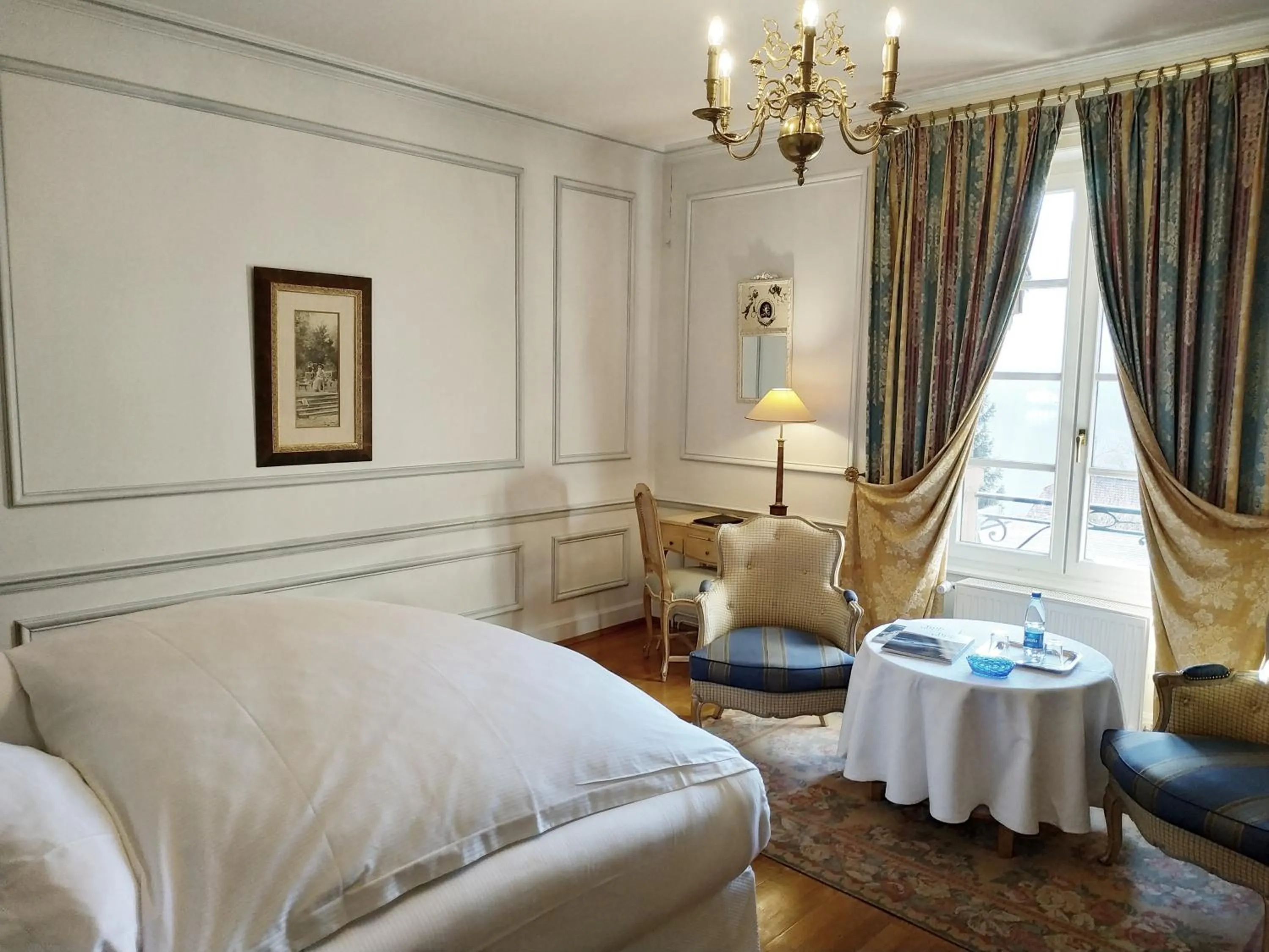 Living room in Le Manoir Au Lac