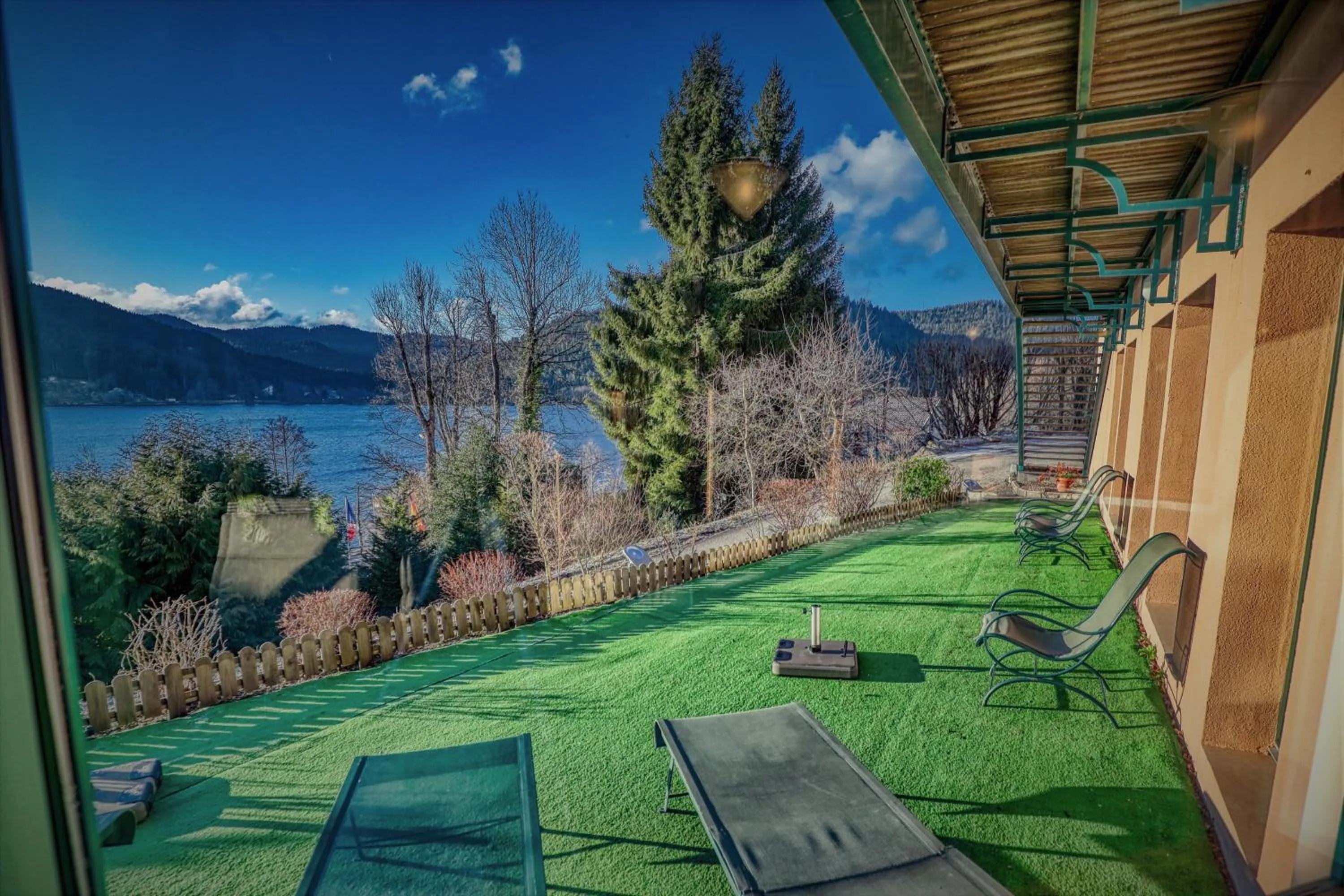 Swimming pool in Le Manoir Au Lac