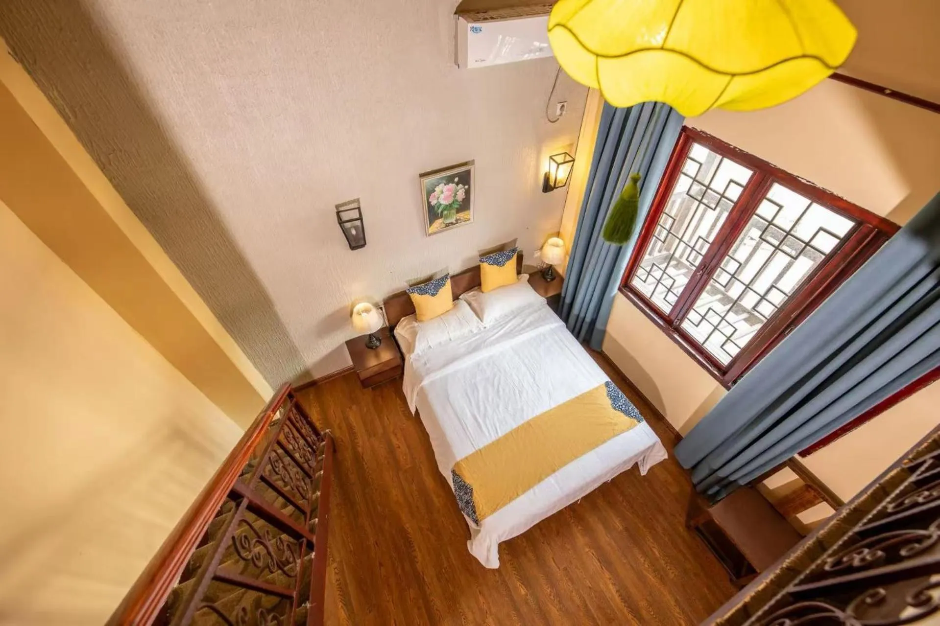 Bed in Secret Courtyard Resort Hotel