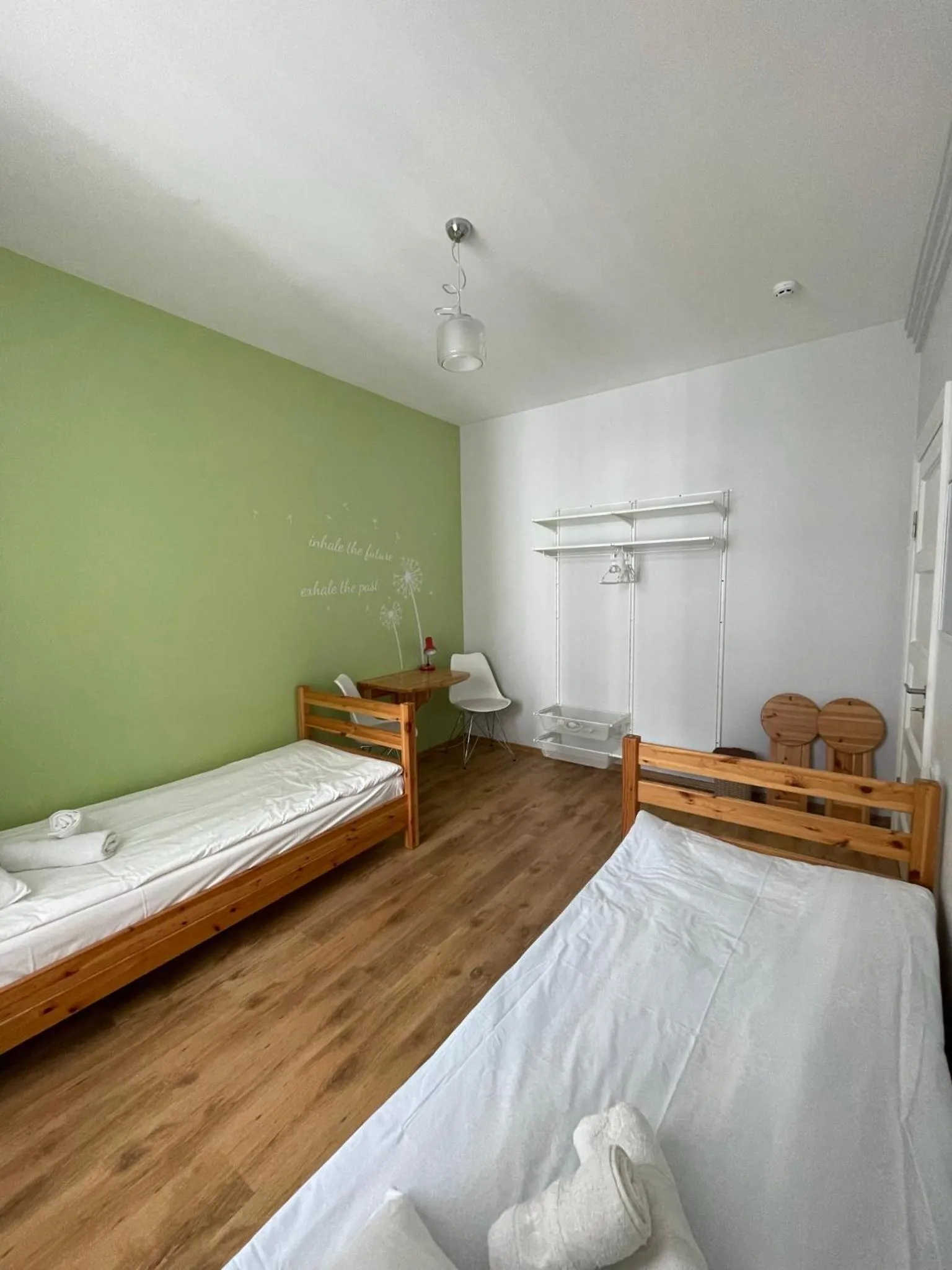 Bed in Orange Cat Rooms