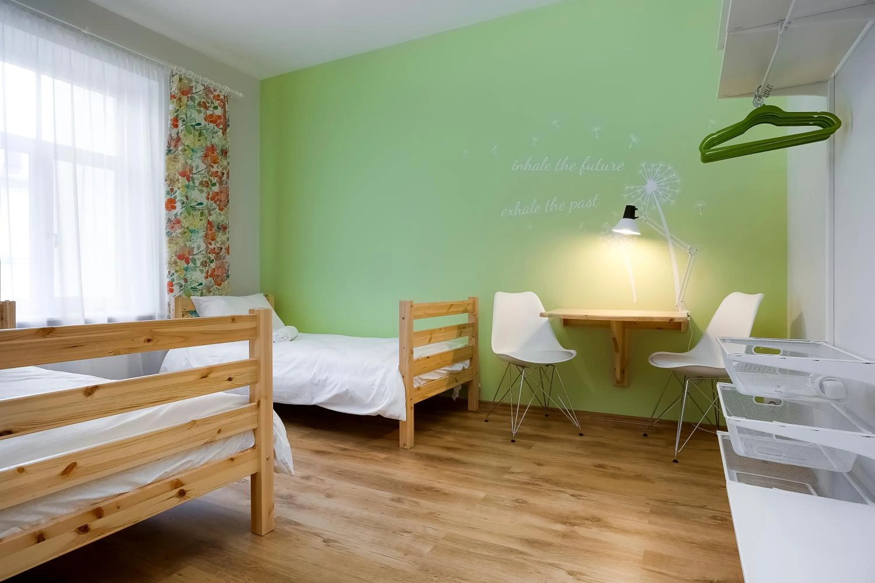 Bed in Orange Cat Rooms