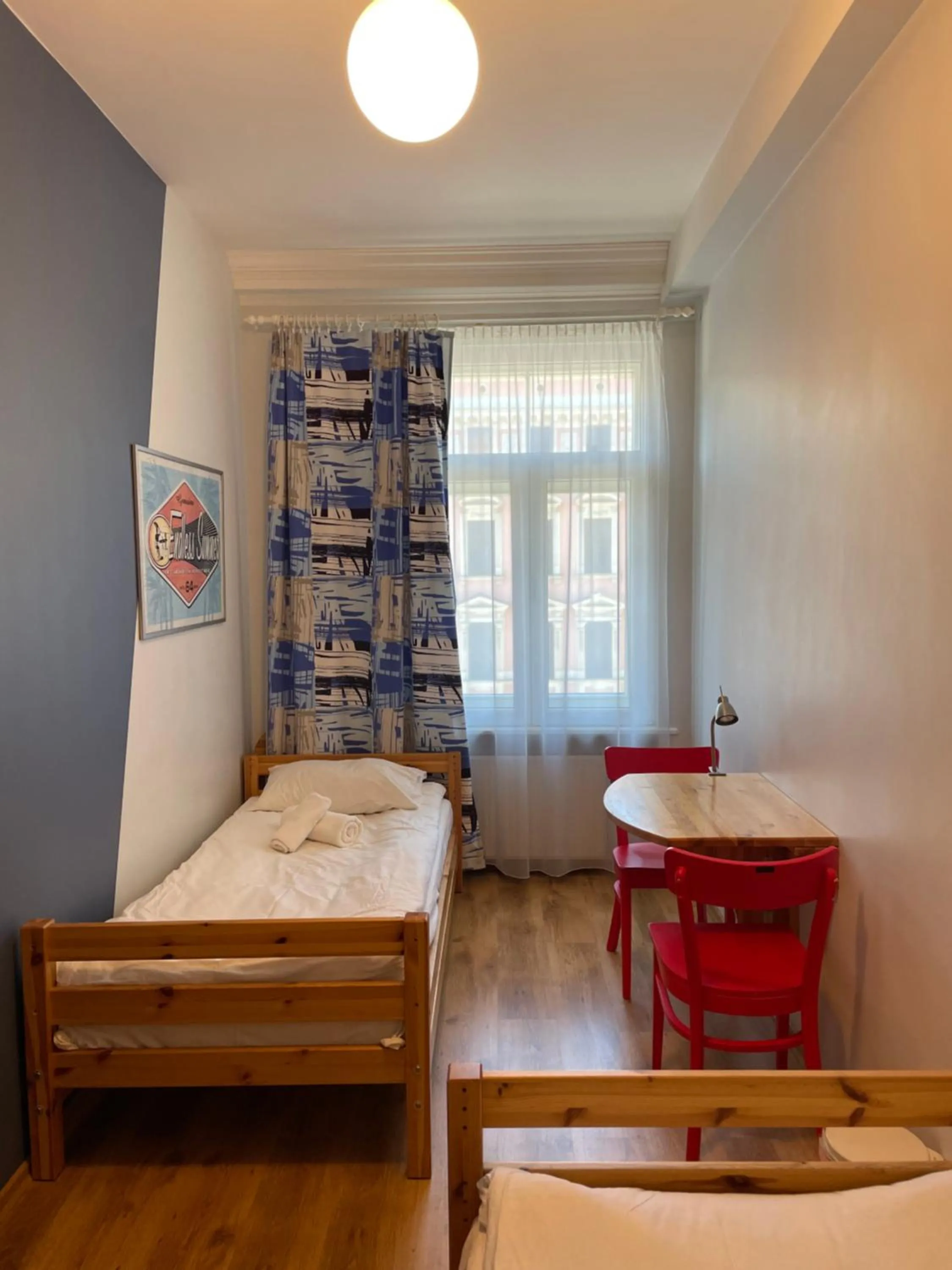 Bed in Orange Cat Rooms