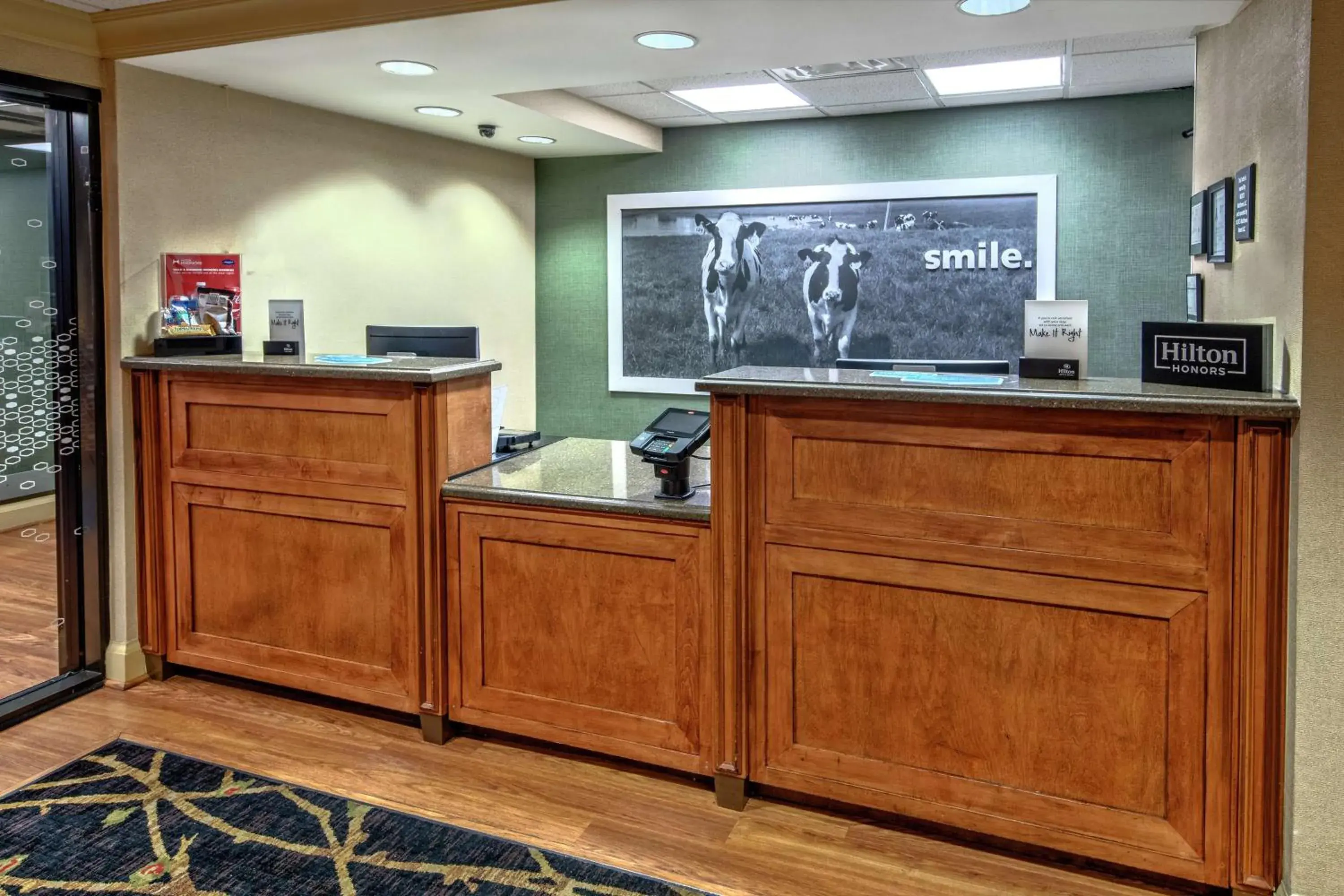 Lobby or reception in Hampton Inn Charlotte/Matthews Lobby or reception in Hampton Inn Charlotte/Matthews