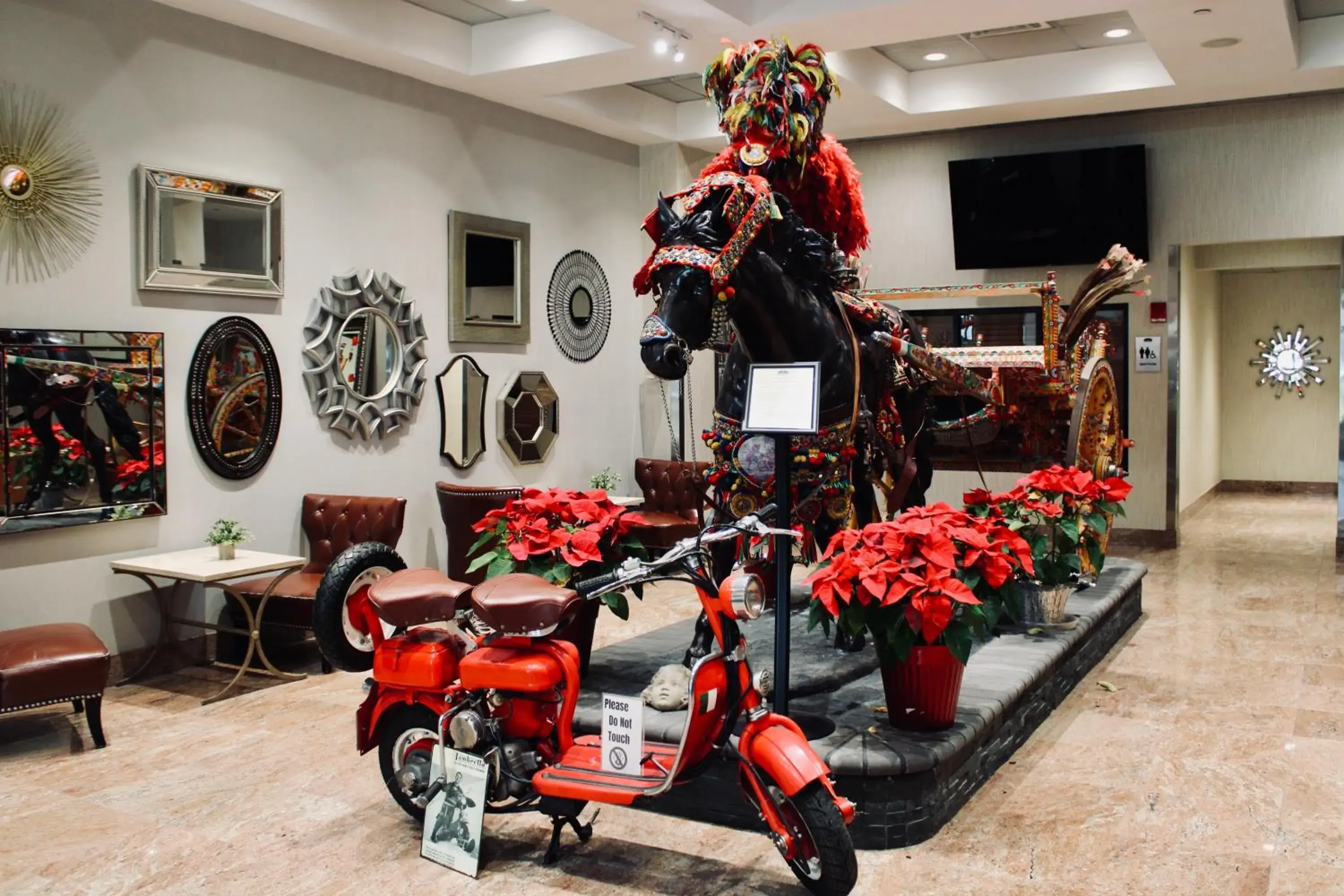 Lobby or reception in Marco LaGuardia Hotel & Suites Lobby or reception in Marco LaGuardia Hotel & Suites